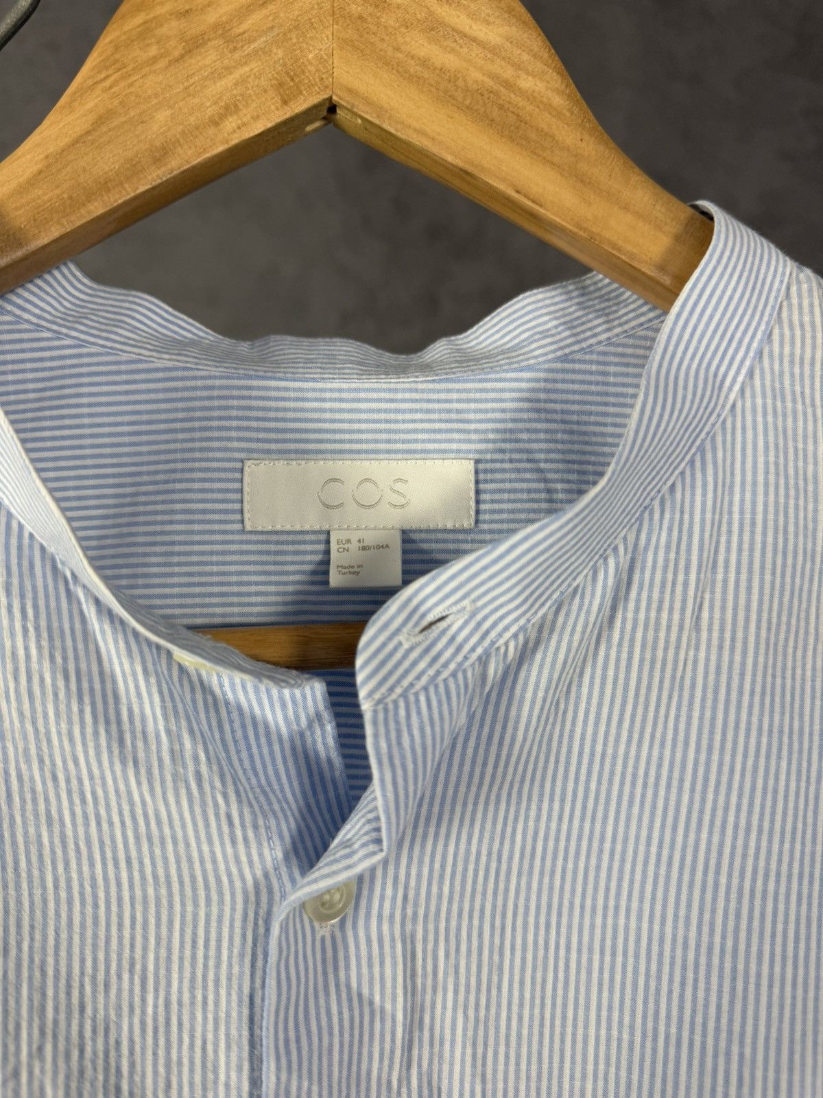 Cos COS designer striped shirt Size US L / EU 52-54 / 3 - 3 Thumbnail