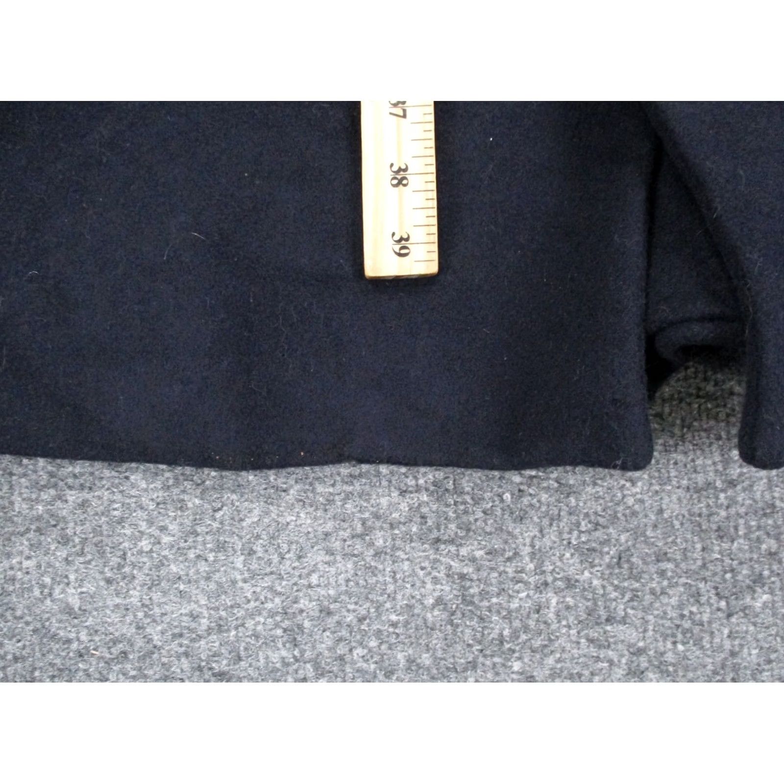 Ralph Lauren Ralph Lauren Coat Mens 42 L Navy Blue Wool Sailor Barn Coat Polo University Club Coat Men 42 Blue Wool Casual Windproof Winter 90s Mens Size US XL / EU 56 / 4 - 4 Thumbnail