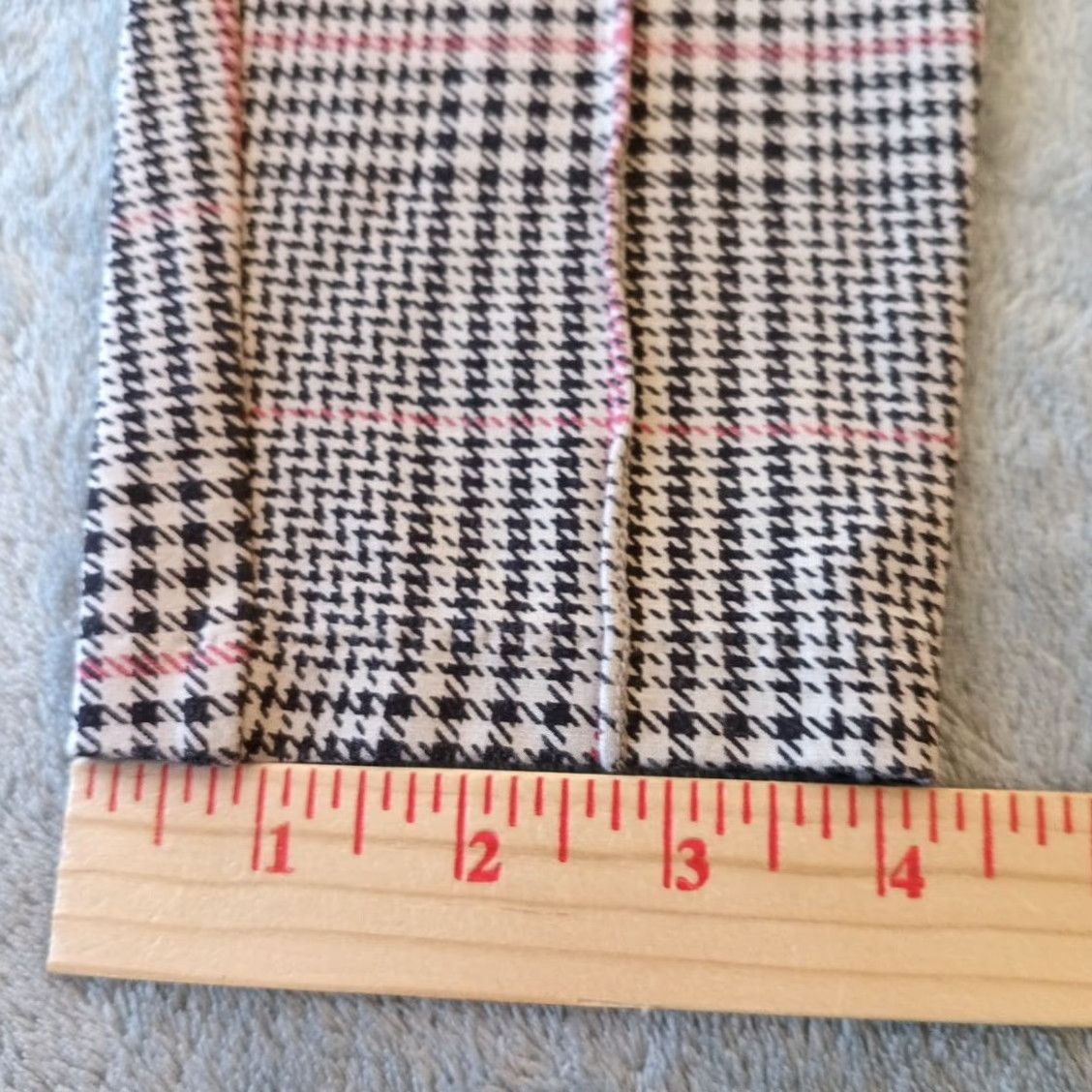 Old Navy Old Navy Stevie Legging Ankle Pants Womens Medium Brown Pink Plaid Pull On Size 32" / US 10 / IT 46 - 6 Thumbnail