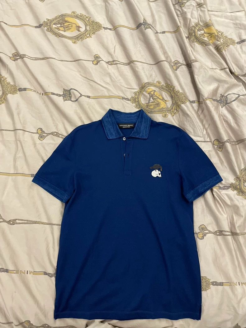 Alexander McQueen ALEXANDER MCQUEEN Men's Polo Shirt- DMC Size US M / EU 48-50 / 2 - 1 Thumbnail