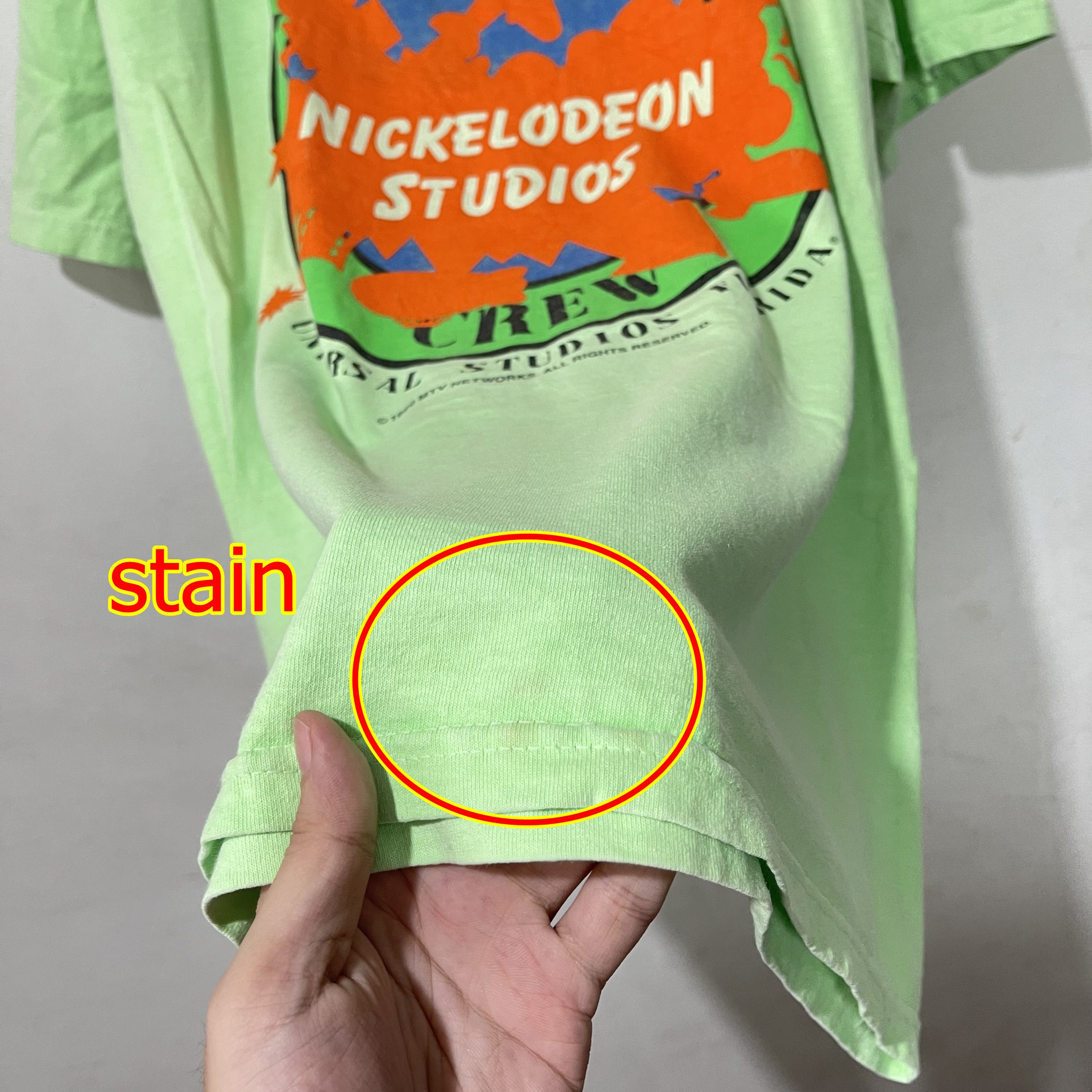 Universal Studios Vintage 1990 Nickelodeon Studios Crew T-Shirt Size US M / EU 48-50 / 2 - 8 Thumbnail