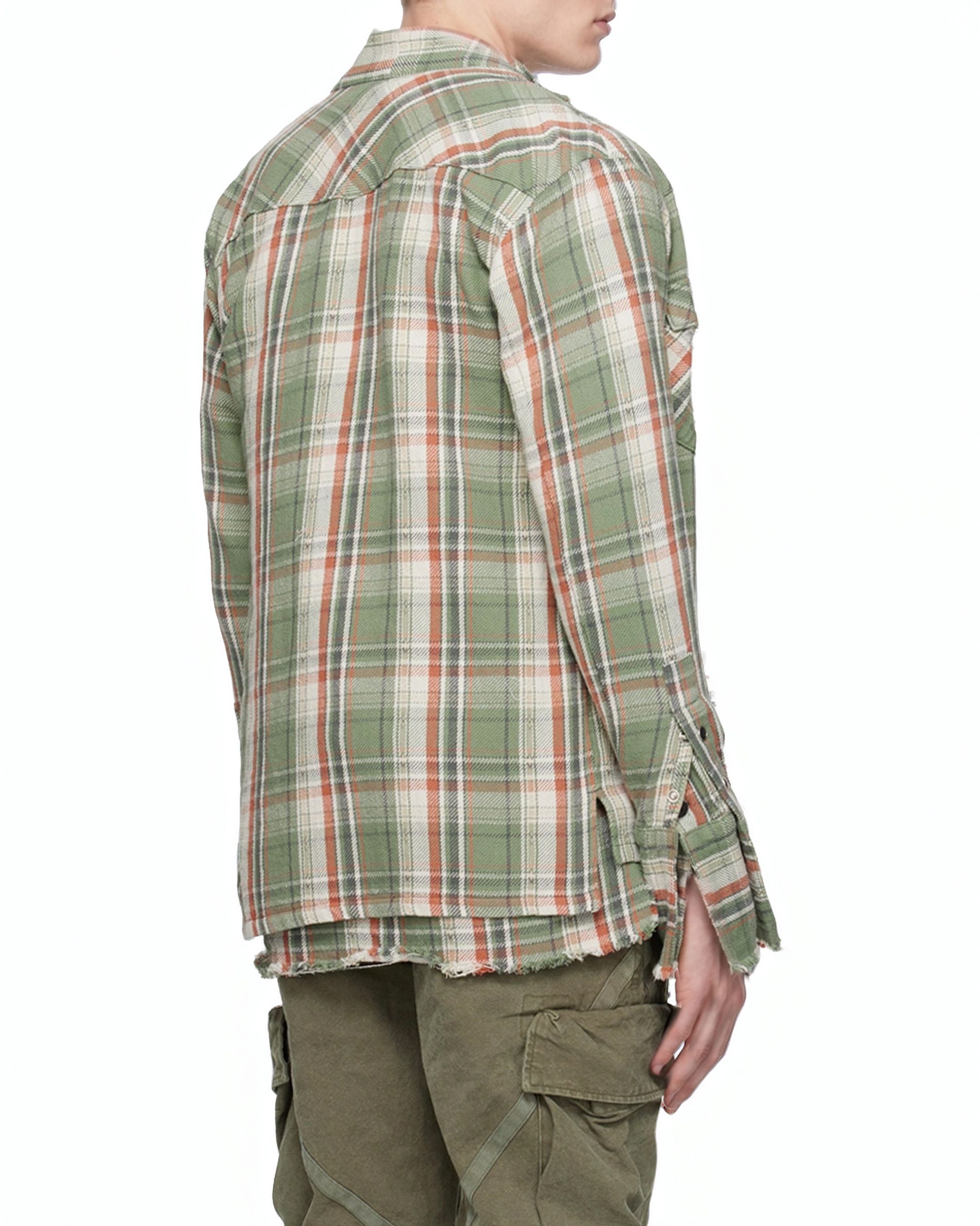 Greg Lauren Plaid Western Studio Overshirt Size US XL / EU 56 / 4 - 11 Thumbnail
