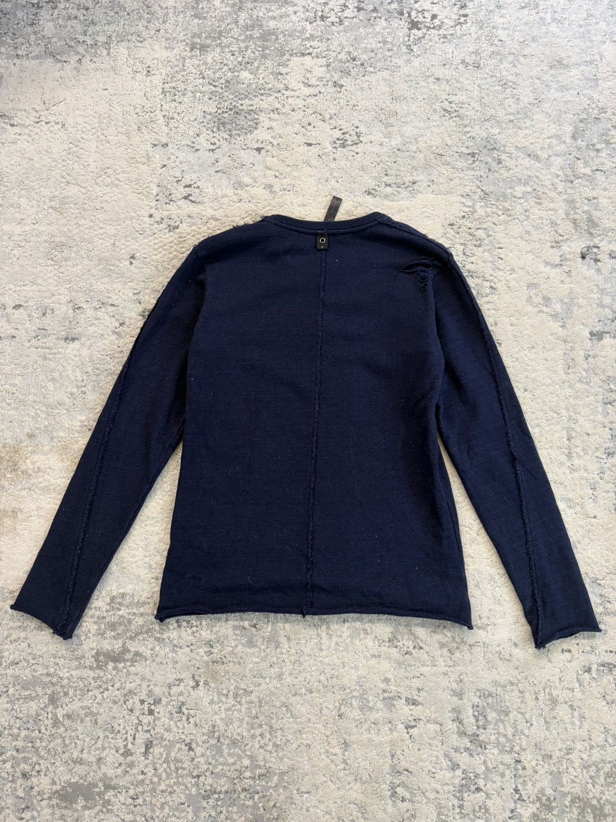 wjk WJK - Distressed Navy Sweatshirt Size US M / EU 48-50 / 2 - 6 Thumbnail