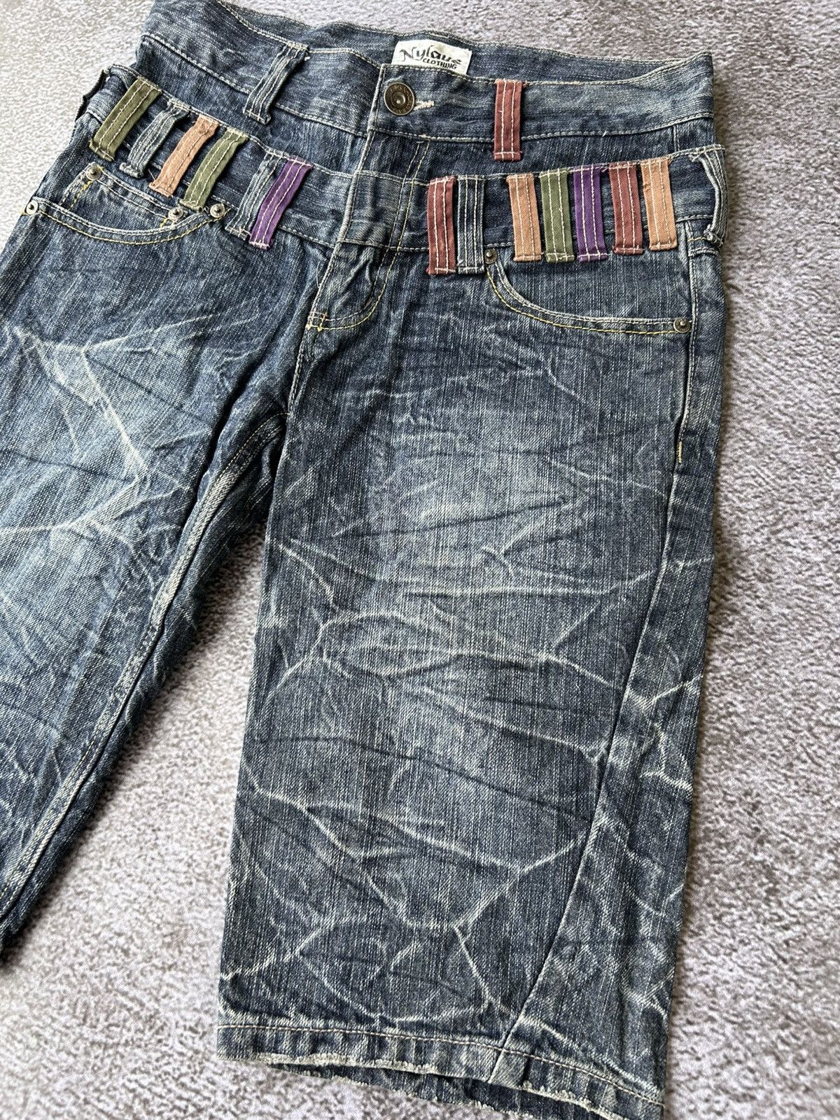 Japanese Brand Nylaus double short denim japanese brand Size US 30 / EU 46 - 3 Thumbnail