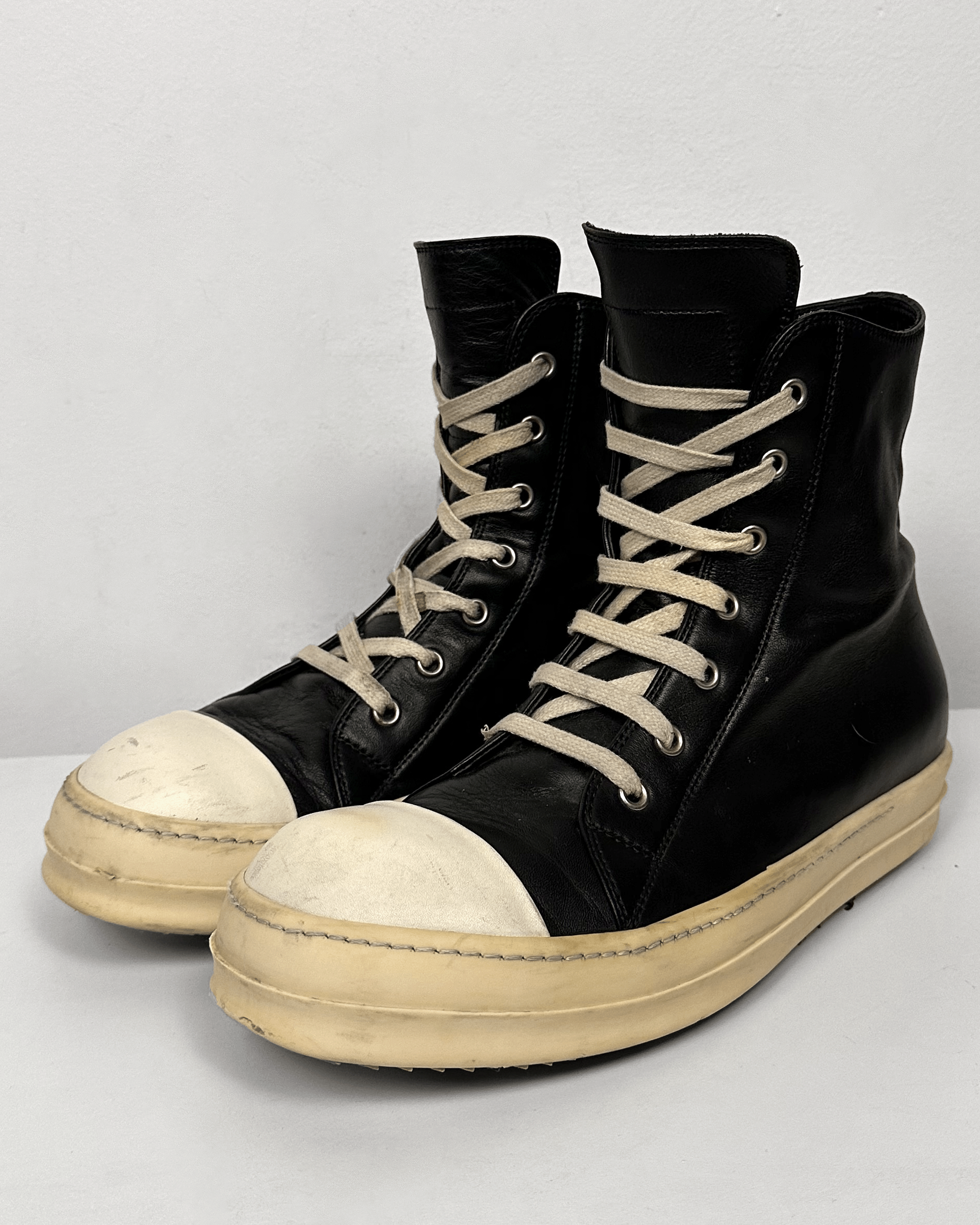 Rick Owens Rick Owens Leather High Ramones Size US 9 / EU 42 - 6 Thumbnail