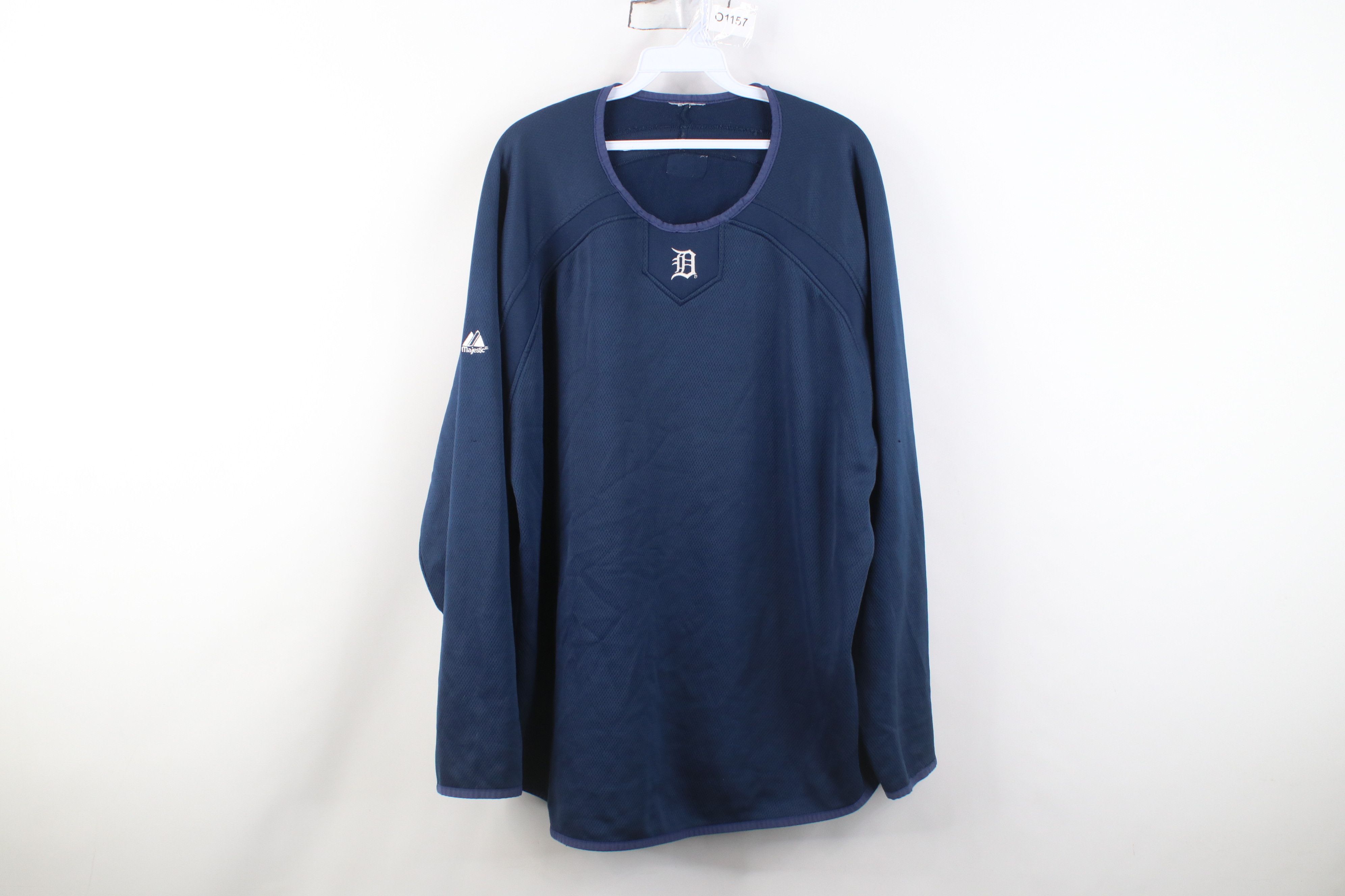 Majestic Vintage Majestic Therma Base Tigers Baseball Sweatshirt Size US XXL / EU 58 / 5 - 1 Thumbnail