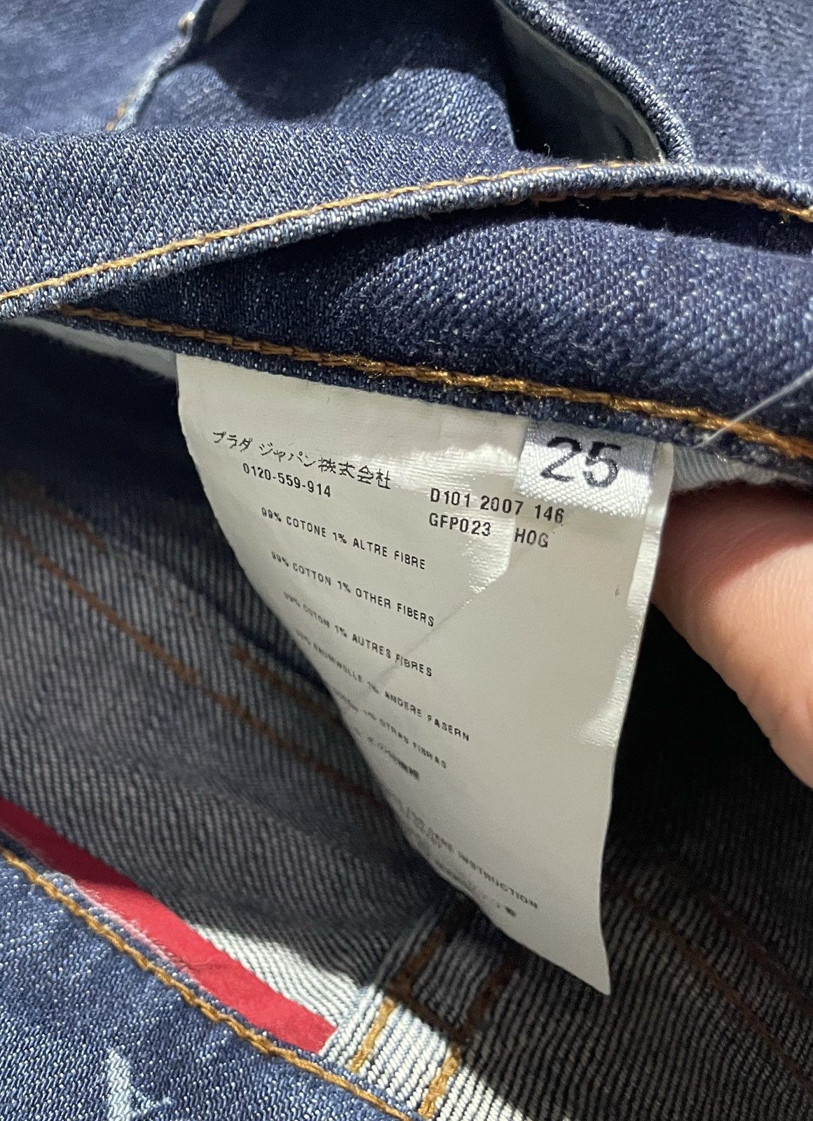 Prada Prada Women Vintage Flare Jeans Low Rise Size 25 Size 26" / US 2 / IT 38 - 12 Thumbnail