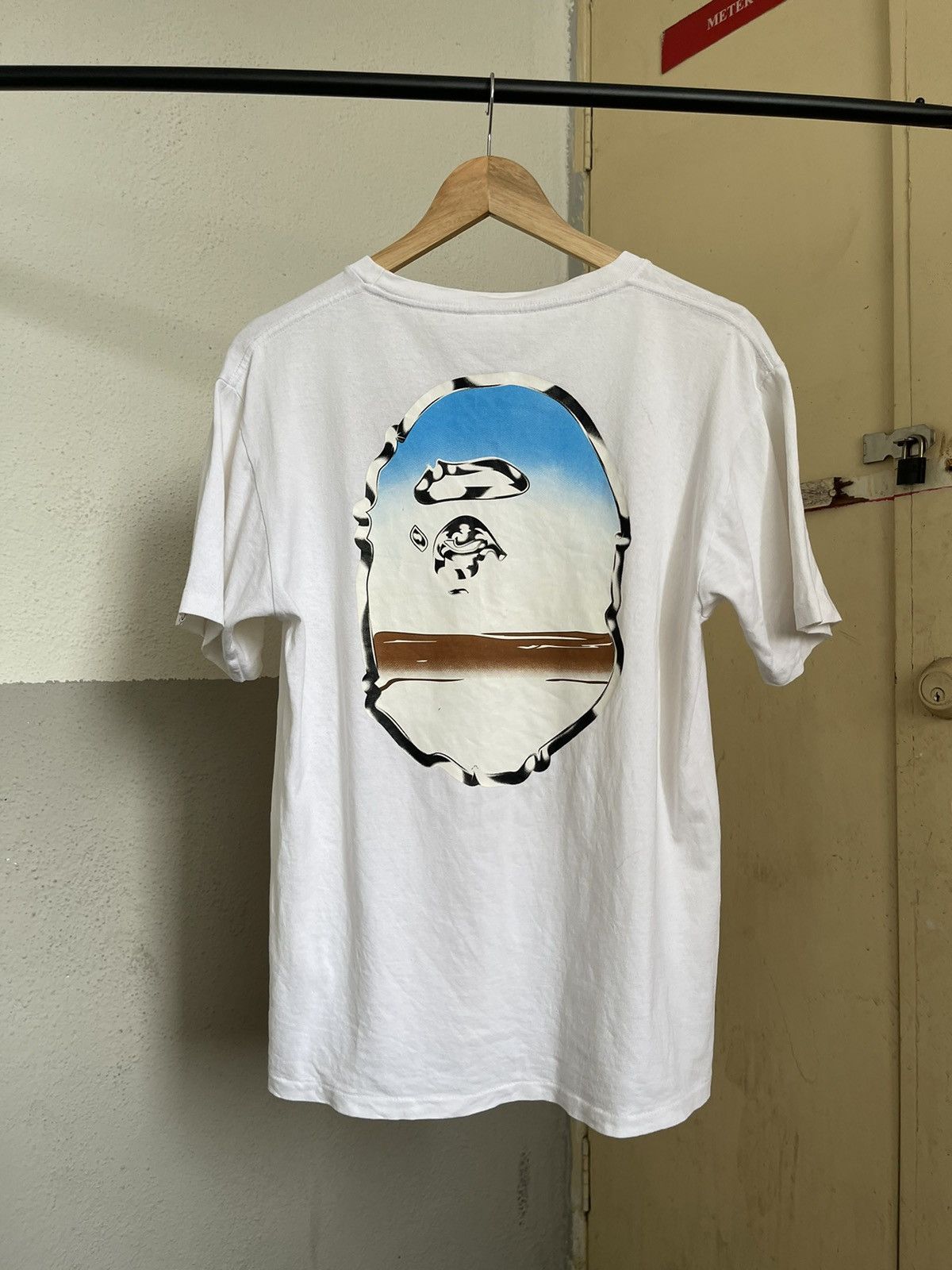 Bape A Bathing Ape Bape Metal Big Head T Shirt Size US M / EU 48-50 / 2 - 2 Thumbnail