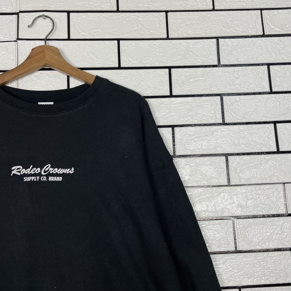 Japanese Brand Rodeo Crown Big Logo Sweater Size L / US 10 / IT 46 - 5 Thumbnail