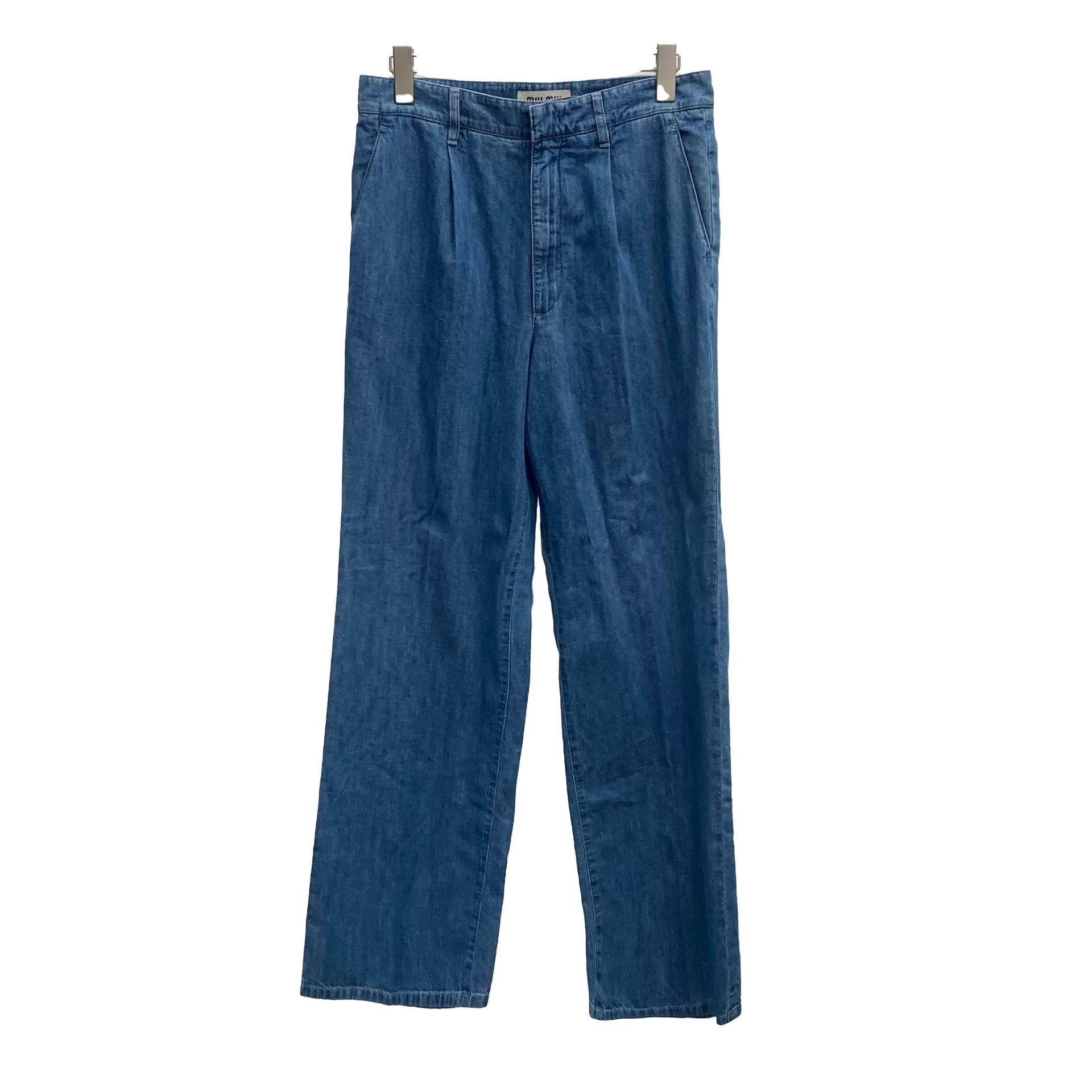 Miu Miu Miu Miu Vintage Blue Straight Jeans Size 38" / US 16 / IT 52 - 1 Thumbnail