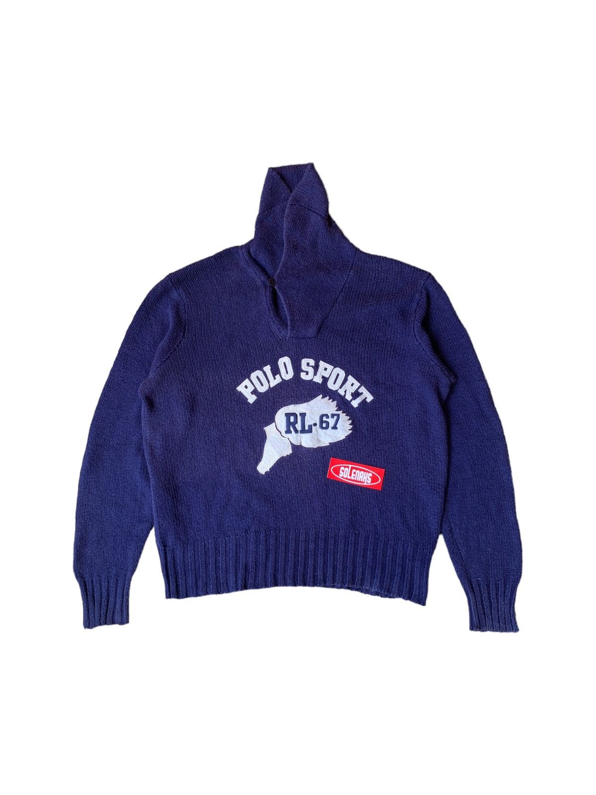 Vintage polo sport ralph lauren p wing RL-67 knitwear