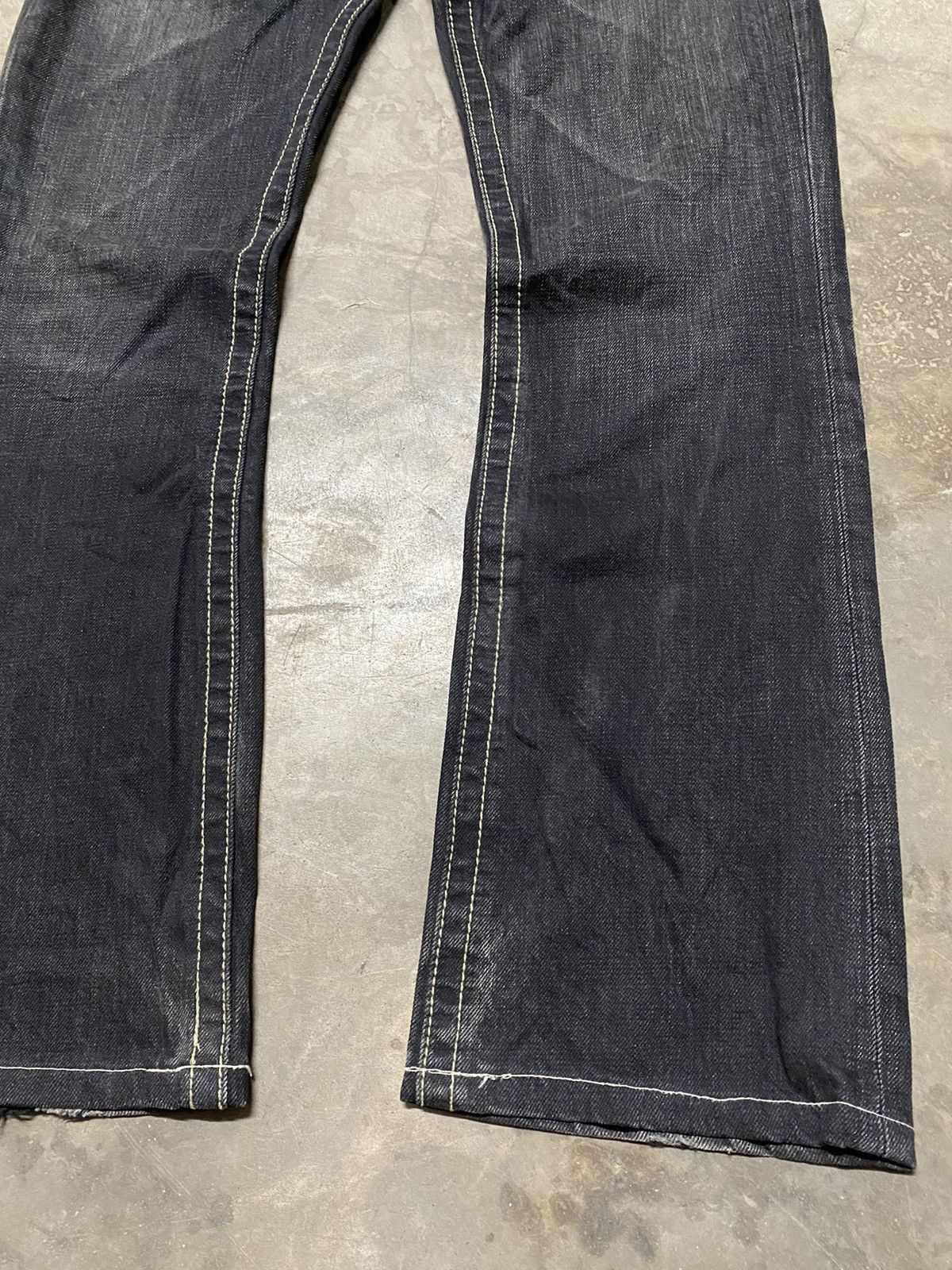 Japanese Brand × Tornado Mart Japan Flare Jeans Skull Punk Army of NO! #3 Size US 32 / EU 48 - 6 Thumbnail