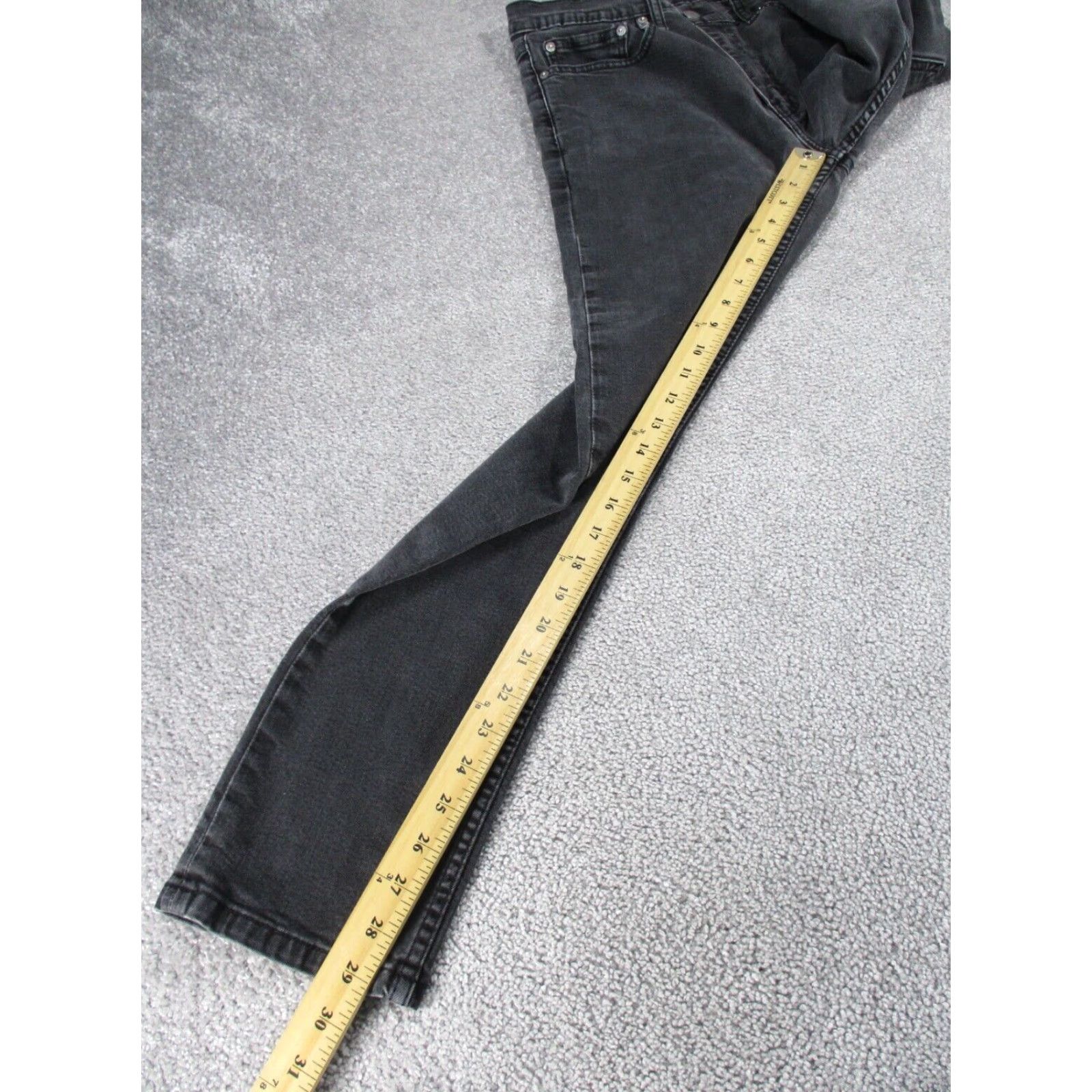 Levi's VINTAGE Levi's 502 Jeans Mens Slim Taper 33 Gray Denim Regular 33x29 Mens Size US 33 - 6 Thumbnail