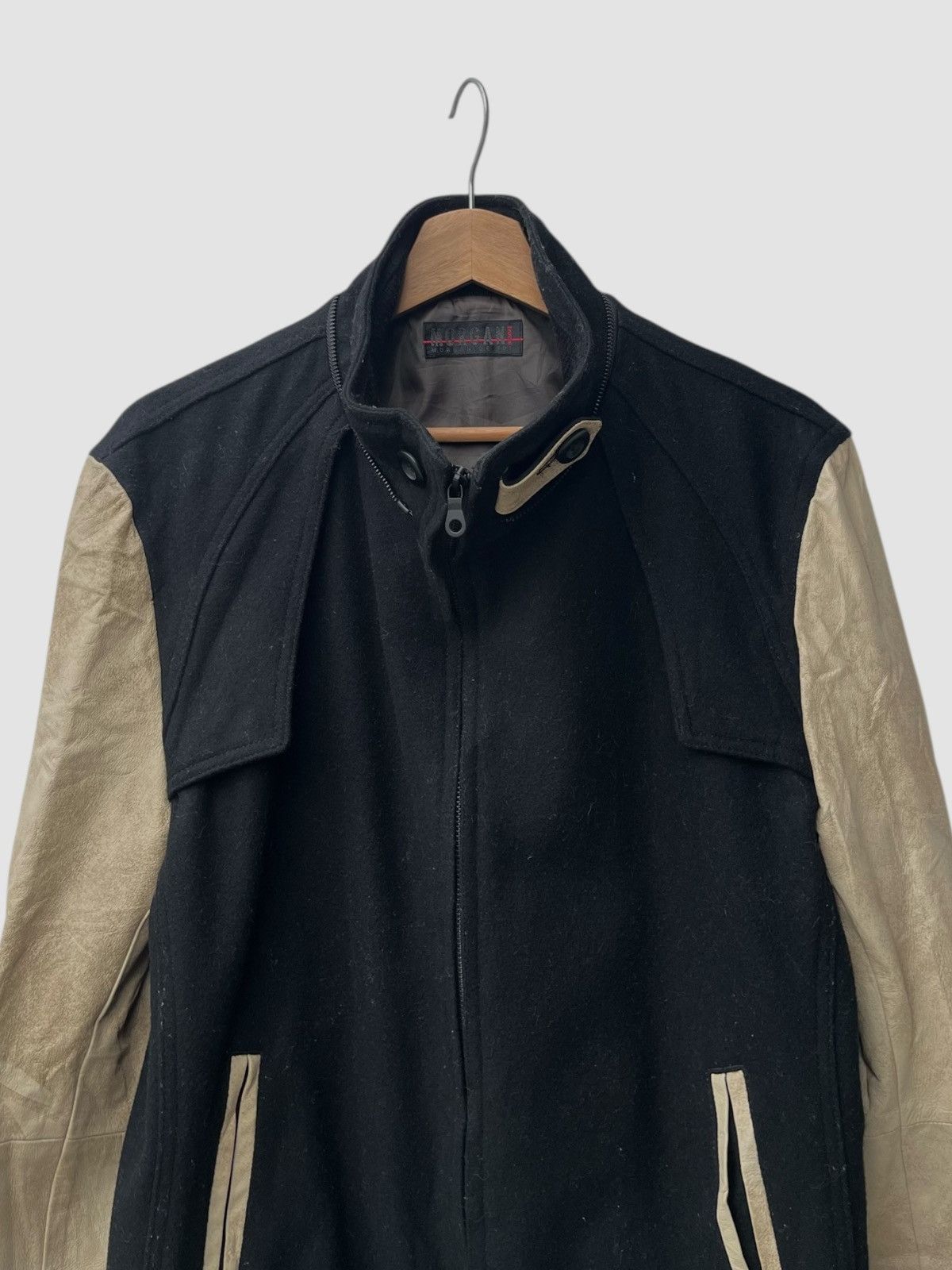 Morgan Homme Morgan de Toi Homme Leather Sleeve Varsity Jacket Size US L / EU 52-54 / 3 - 8 Thumbnail