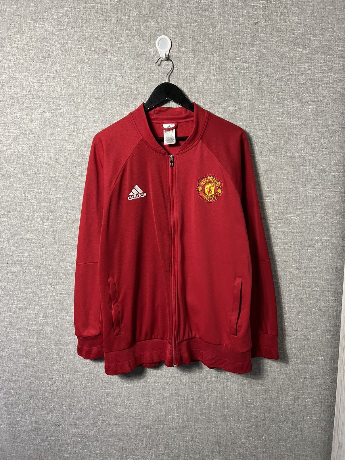 Adidas Adidas Manchester United 2016-17 Track Jacket Size US XL / EU 56 / 4 - 1 Thumbnail