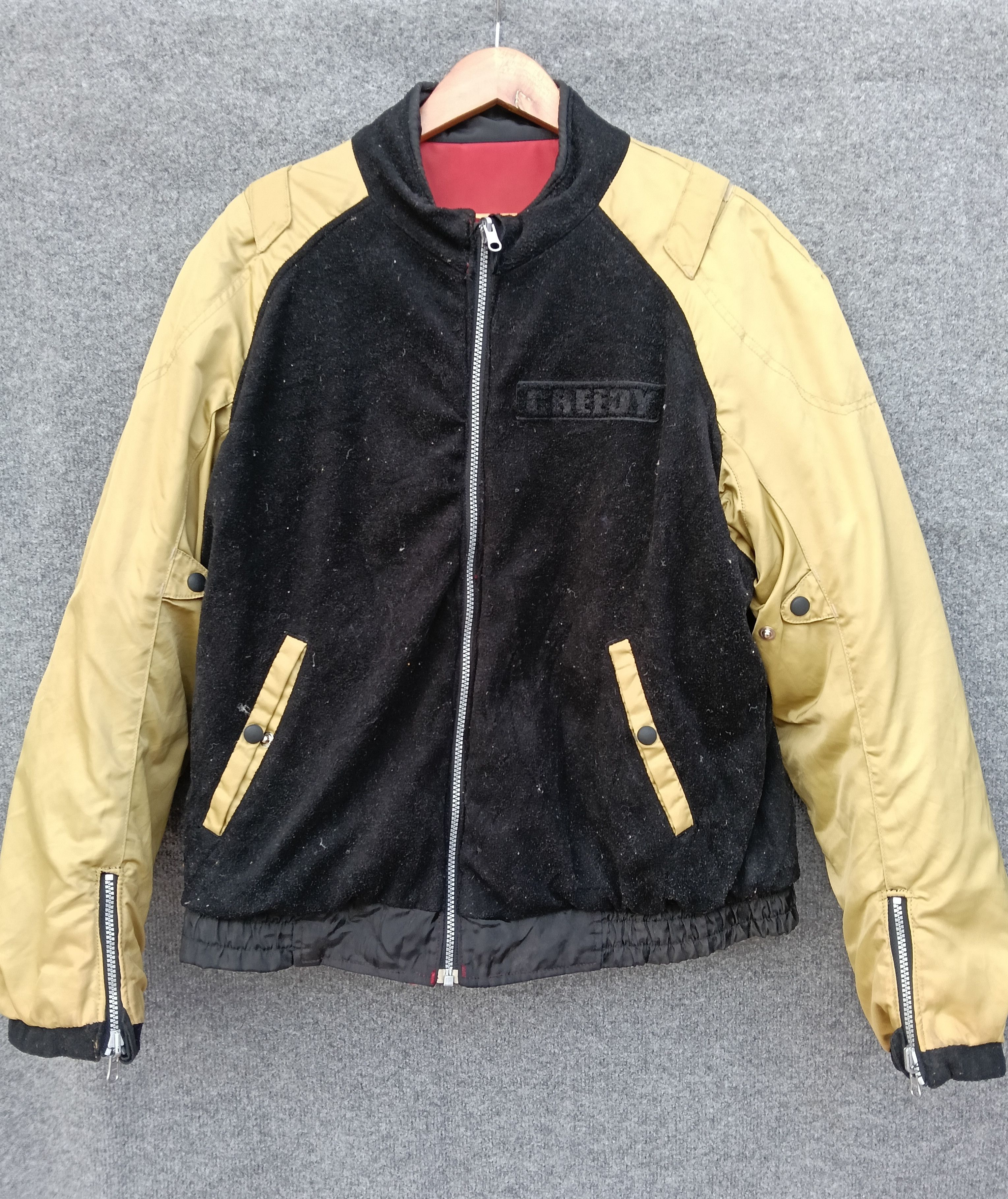 Greedy Genius Vintage Greedy Racing reversible jacket. Size US L / EU 52-54 / 3 - 11 Thumbnail