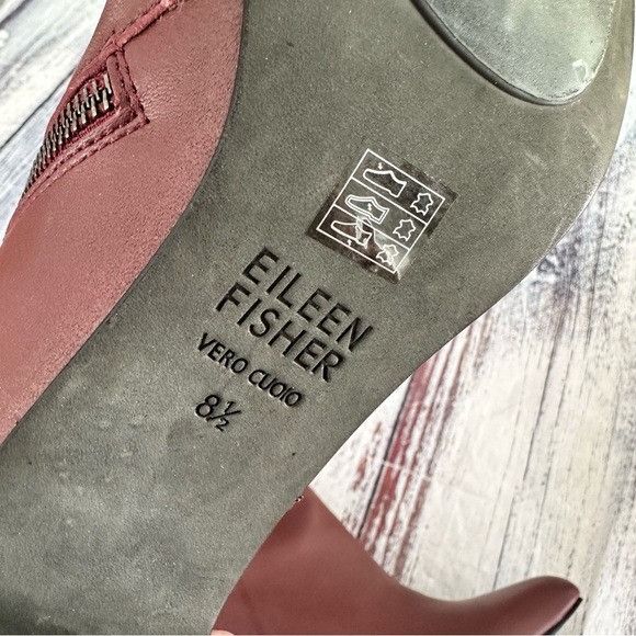 Eileen Fisher Eileen Fisher Tokyo Nappa Leather Bootie Size US 8.5 / IT 38.5 - 8 Thumbnail