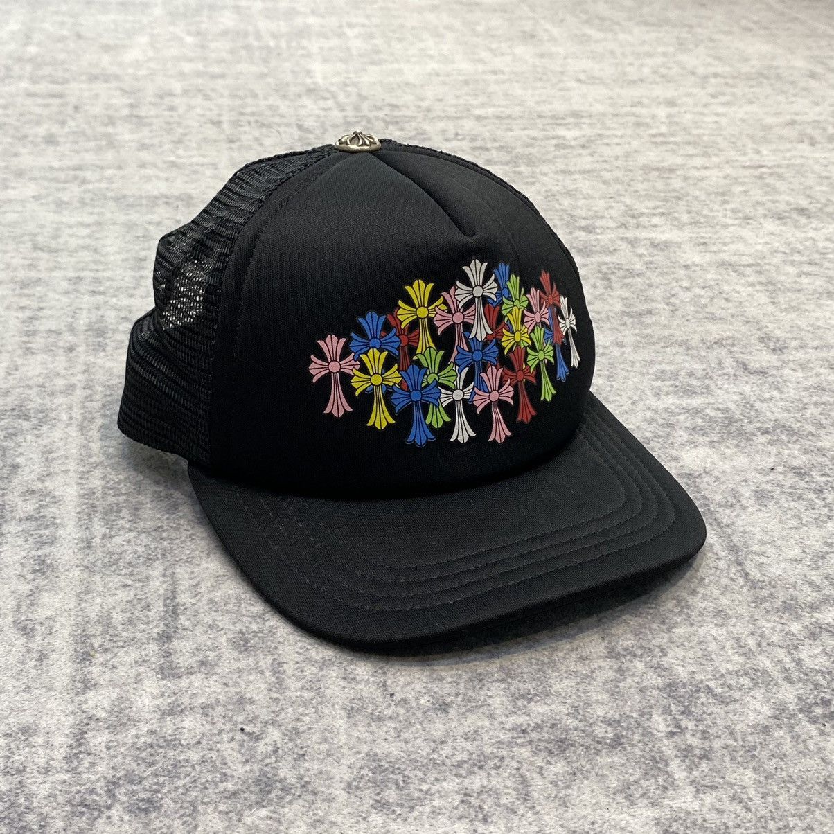 Chrome hearts BLACK multi cemetery trucker hat king taco