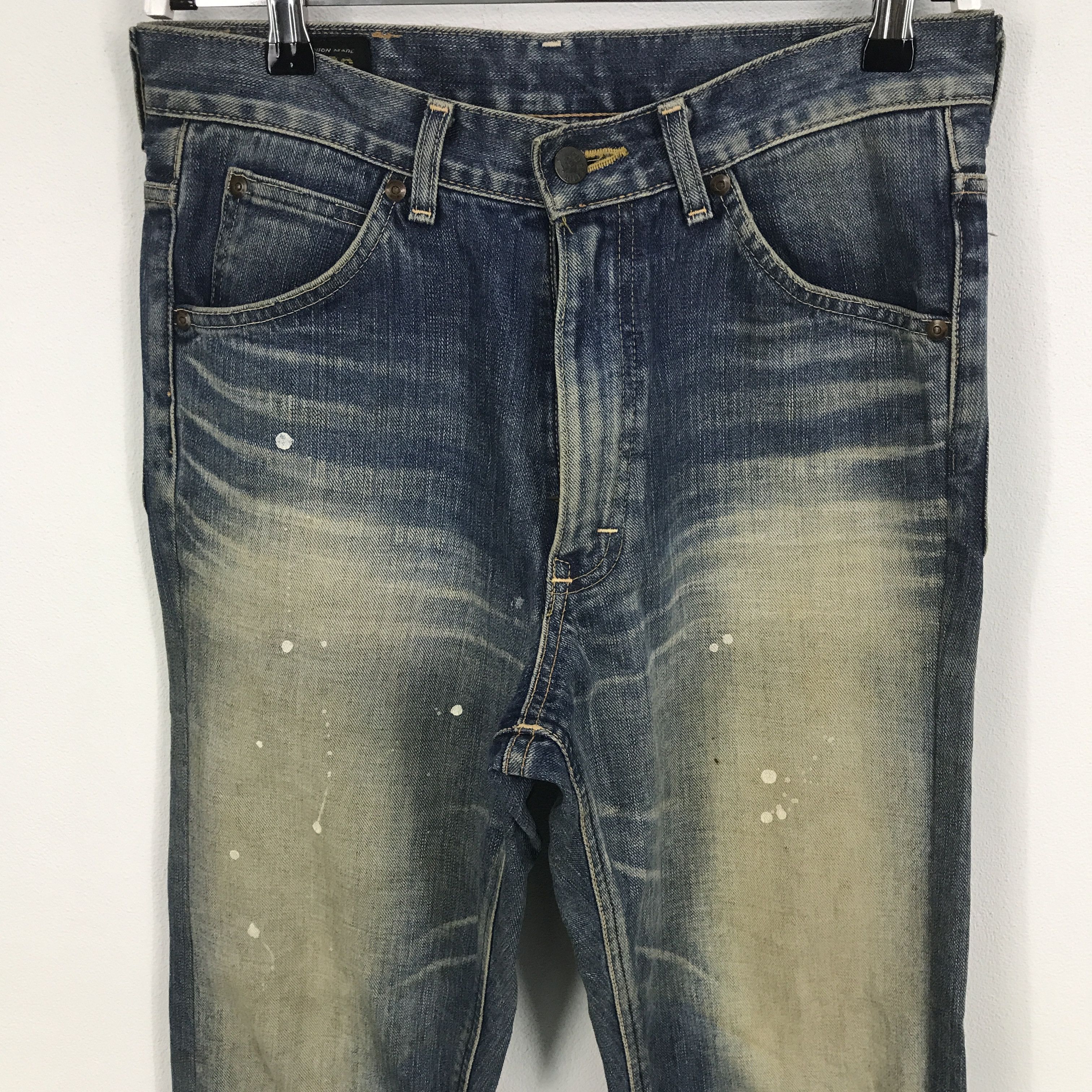 Japanese Brand × Lee Rare Lee raiders style Rusty denim pants Size US 29 - 2 Thumbnail
