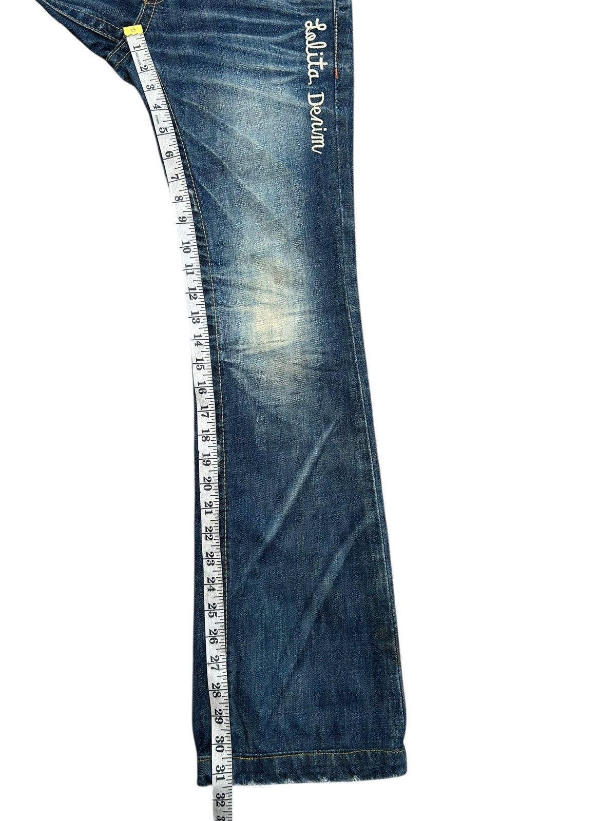 Kapital Flare YOSHITOMO NARA LOLITA JAPANESE Low rise Denim Jeans Size US 29 - 24 Thumbnail