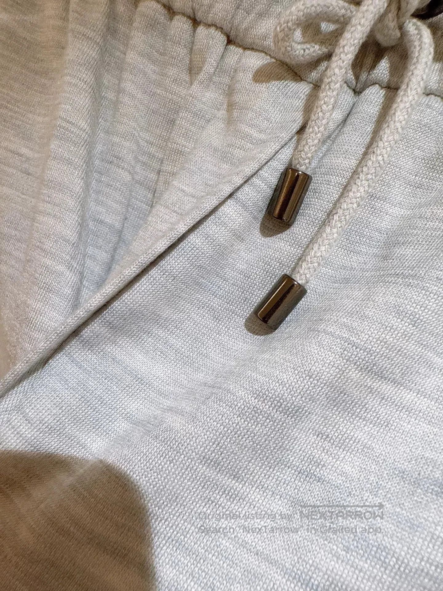 Brunello Cucinelli Brunello Cucinelli Light Gray Track Pants. Size US 32 / EU 48 - 4 Thumbnail