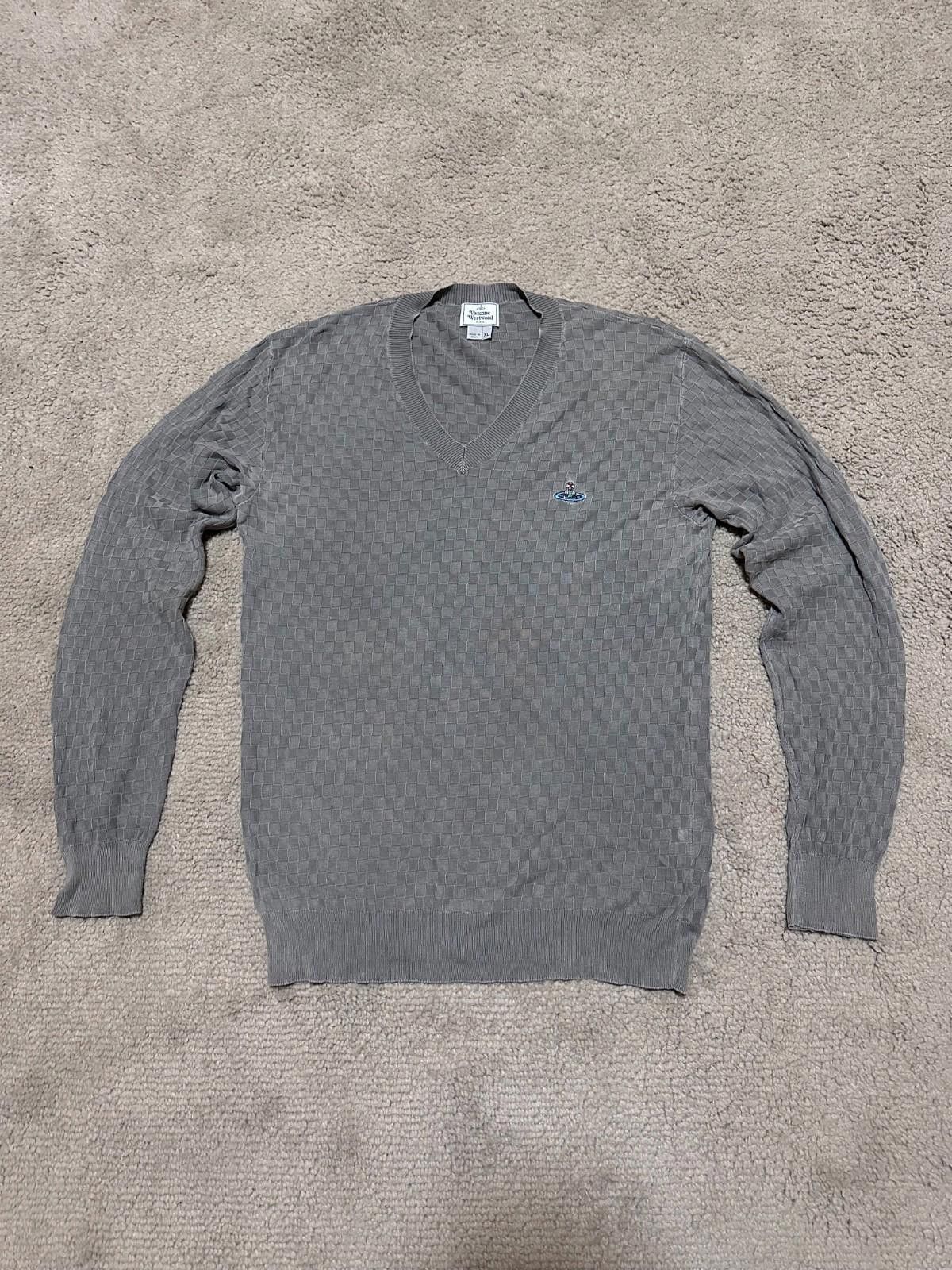 Vivienne Westwood Vivienne Westwood Gray Sweatshirt Sz XL Size US XL / EU 56 / 4 - 1 Thumbnail