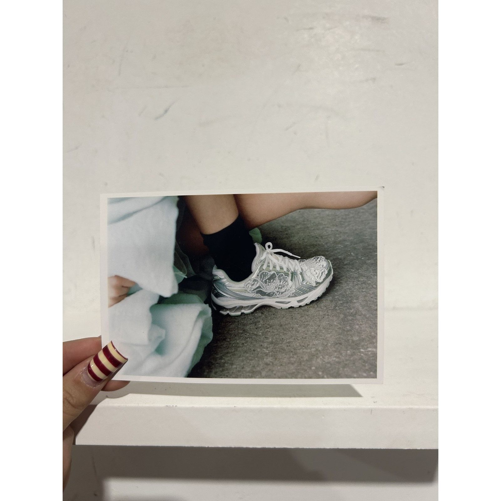 Asics ASICS GEL-KAYANO 14 CELCILE BAHNSEN WHT JADE SZ 10 PREOWNED Size US 10 / EU 43 - 11 Thumbnail