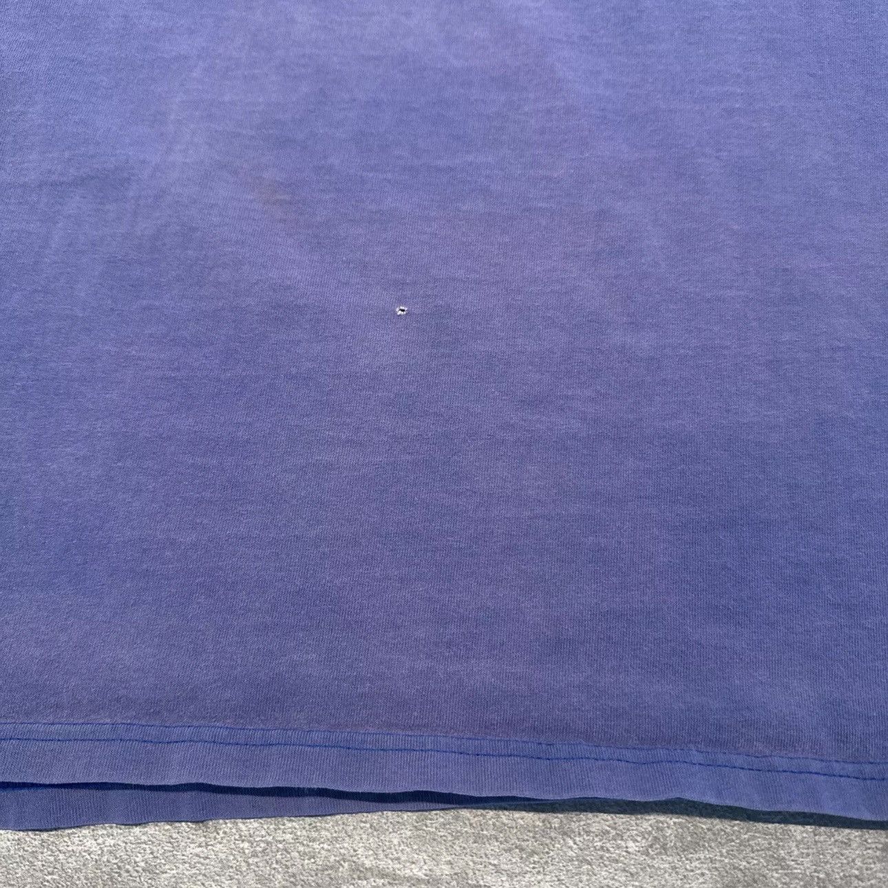 Nike × Vintage VINTAGE Nike T Shirt Purple Spell Out Logo Center Swoosh 2XL Size US XXL / EU 58 / 5 - 3 Thumbnail