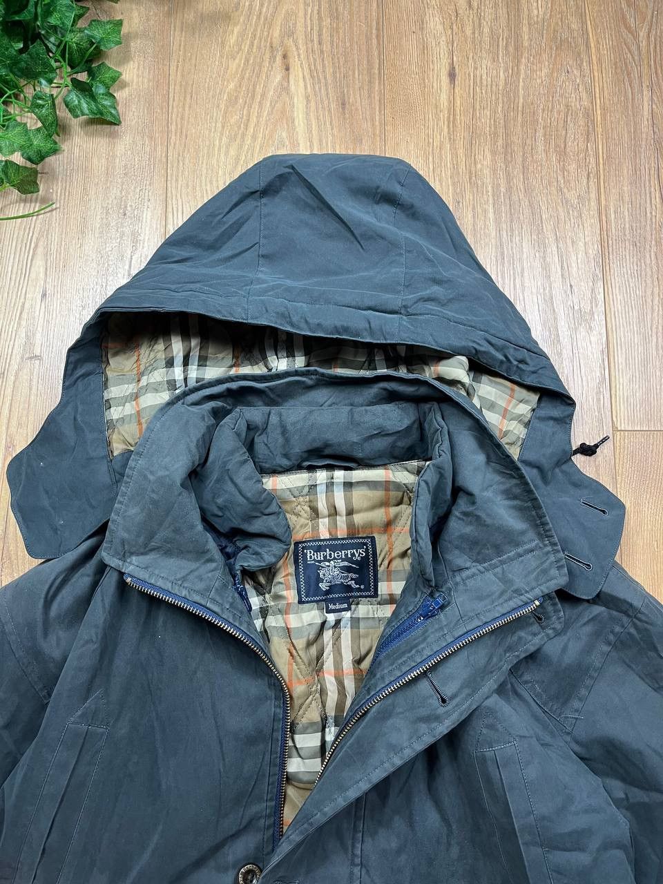Burberry 00’s BURBERRY’S NOVA CHECK HOODED RARE COAT PARKA OLD MONEY Size US M / EU 48-50 / 2 - 3 Thumbnail