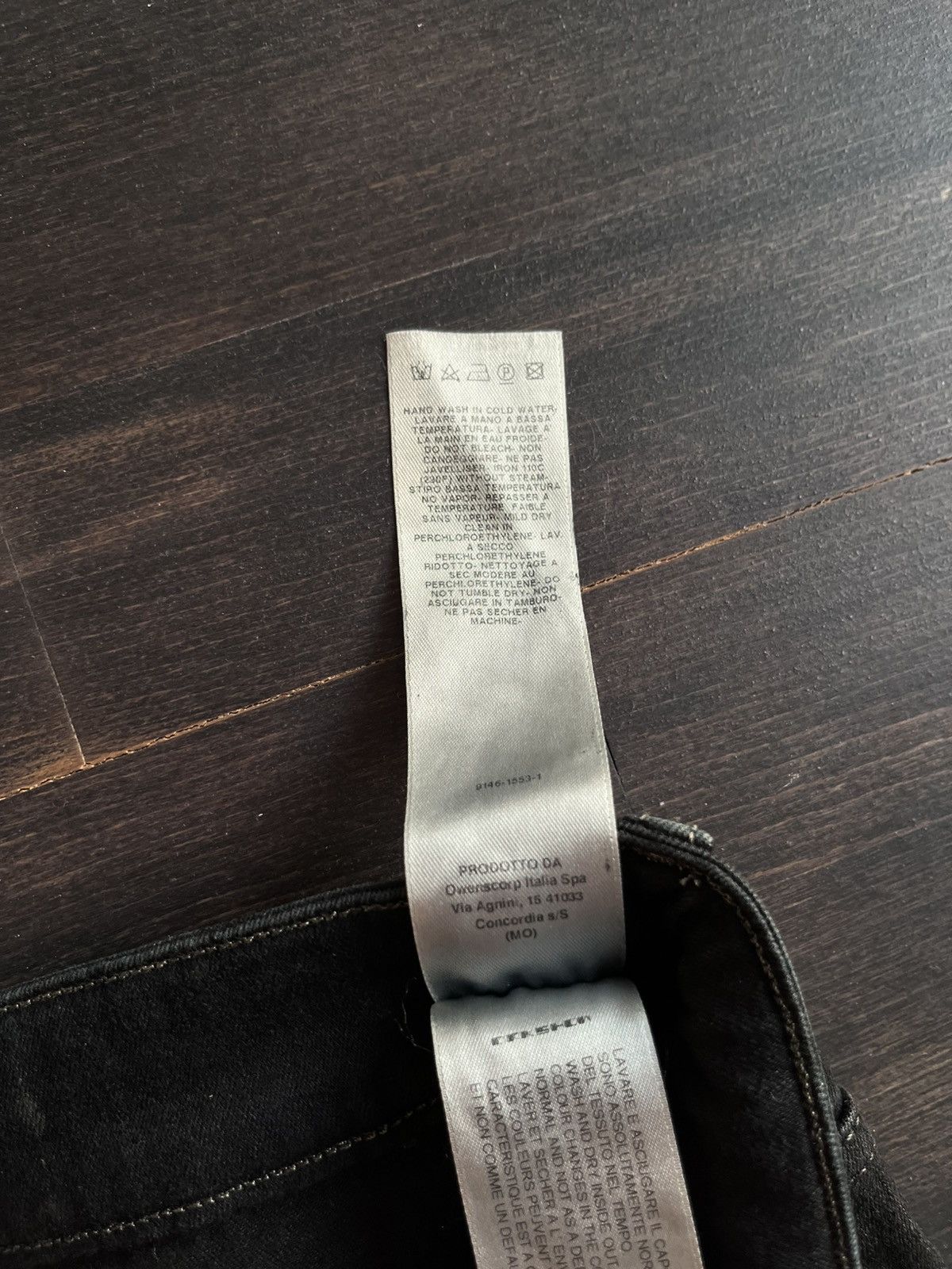 Rick Owens × Rick Owens Drkshdw rick owens fw17 “glitter” black waxed detroit cut jeans Size US 30 / EU 46 - 9 Thumbnail