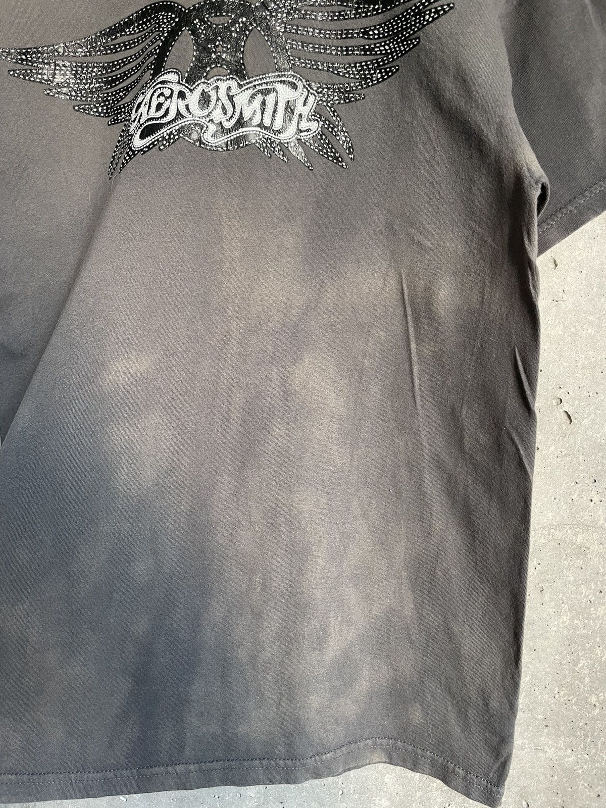 Aerosmith Vintage AEROSMITH 'Just Push Play' Faded Band T Shirt Y2K Size US M / EU 48-50 / 2 - 4 Thumbnail