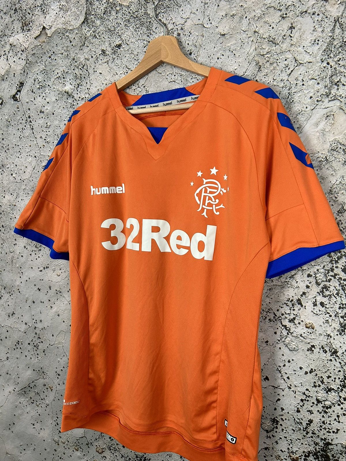 Hummel Vintage Glasgow Rangers Hummel Soccer Jersey Football Size US M / EU 48-50 / 2 - 2 Thumbnail