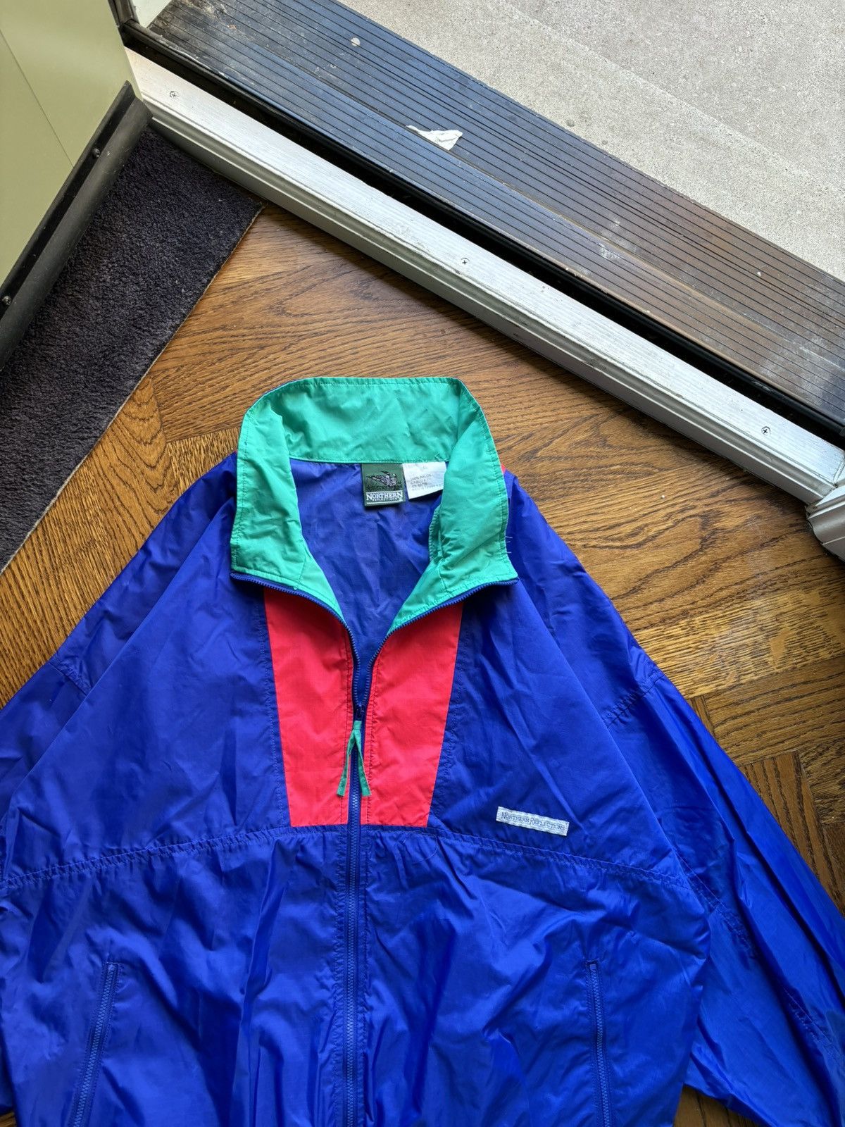 Northern Reflections × Vintage 1980s Northern Reflection Jacket Vintage Windbreaker Zip 80s Size US S / EU 44-46 / 1 - 3 Thumbnail