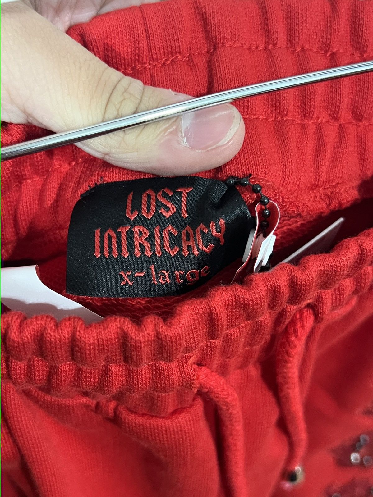 LOST INTRICACY Lost Intricacy Crimson Stones Red Short Size US 36 / EU 52 - 3 Thumbnail