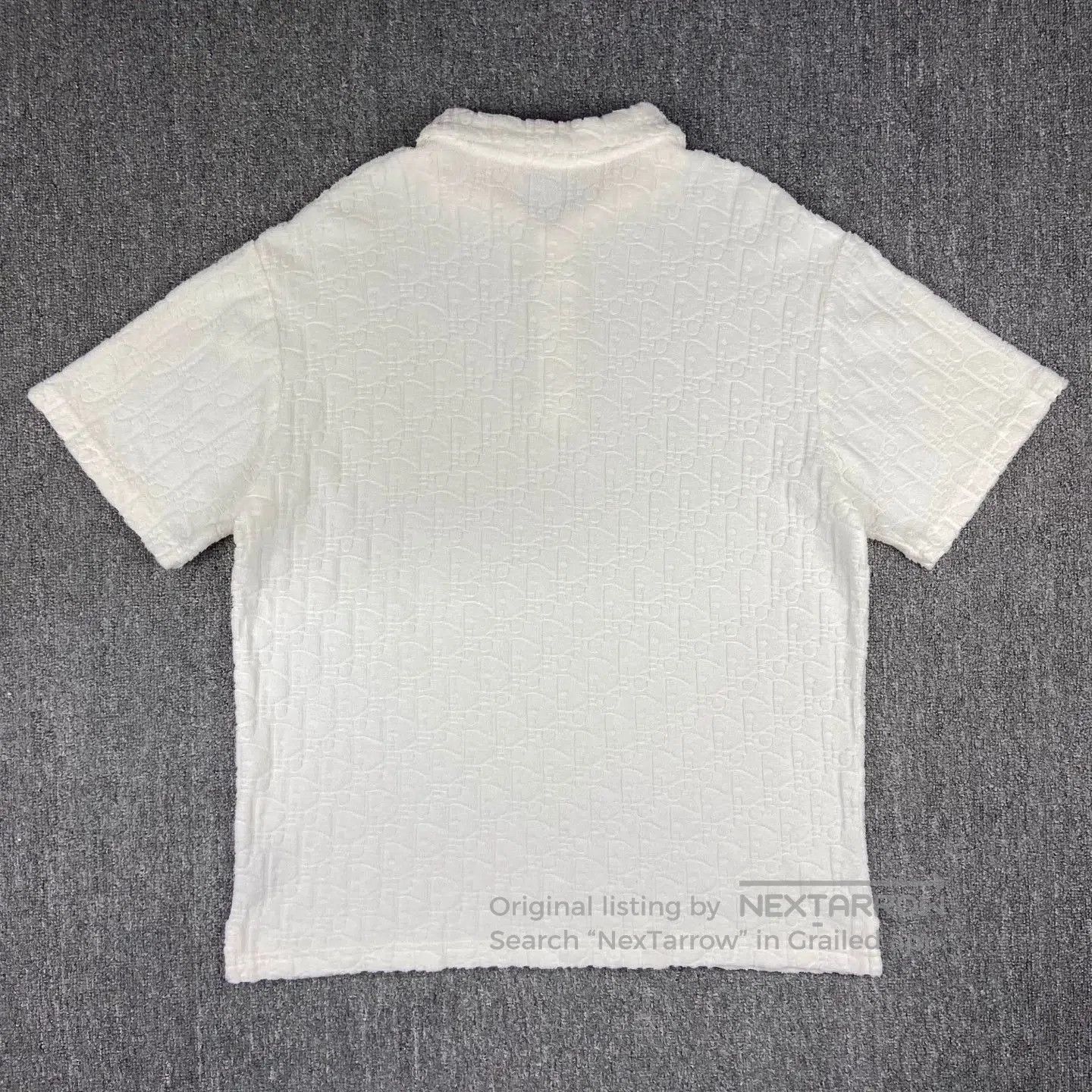 Dior dior white short-sleeve polo shirt. Size US L / EU 52-54 / 3 - 3 Thumbnail