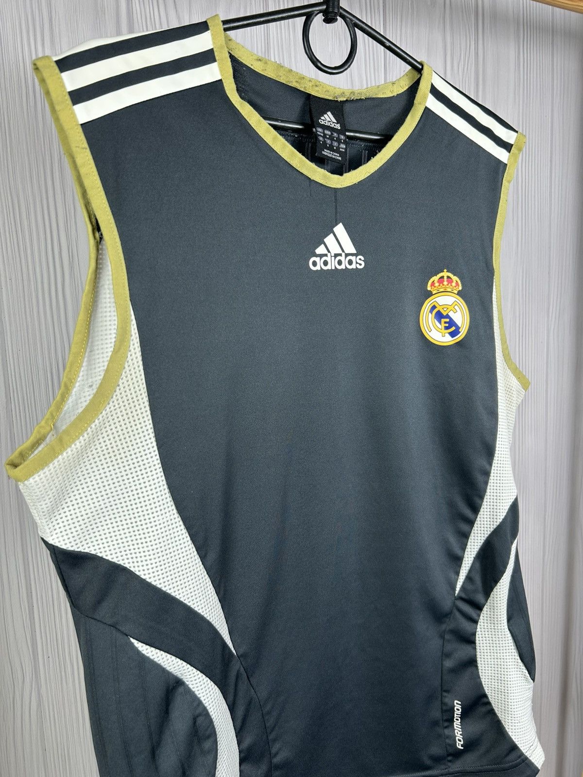 Adidas Vintage Real Madrid 2006/07 Training Jersey Vest Size M Size US M / EU 48-50 / 2 - 2 Thumbnail