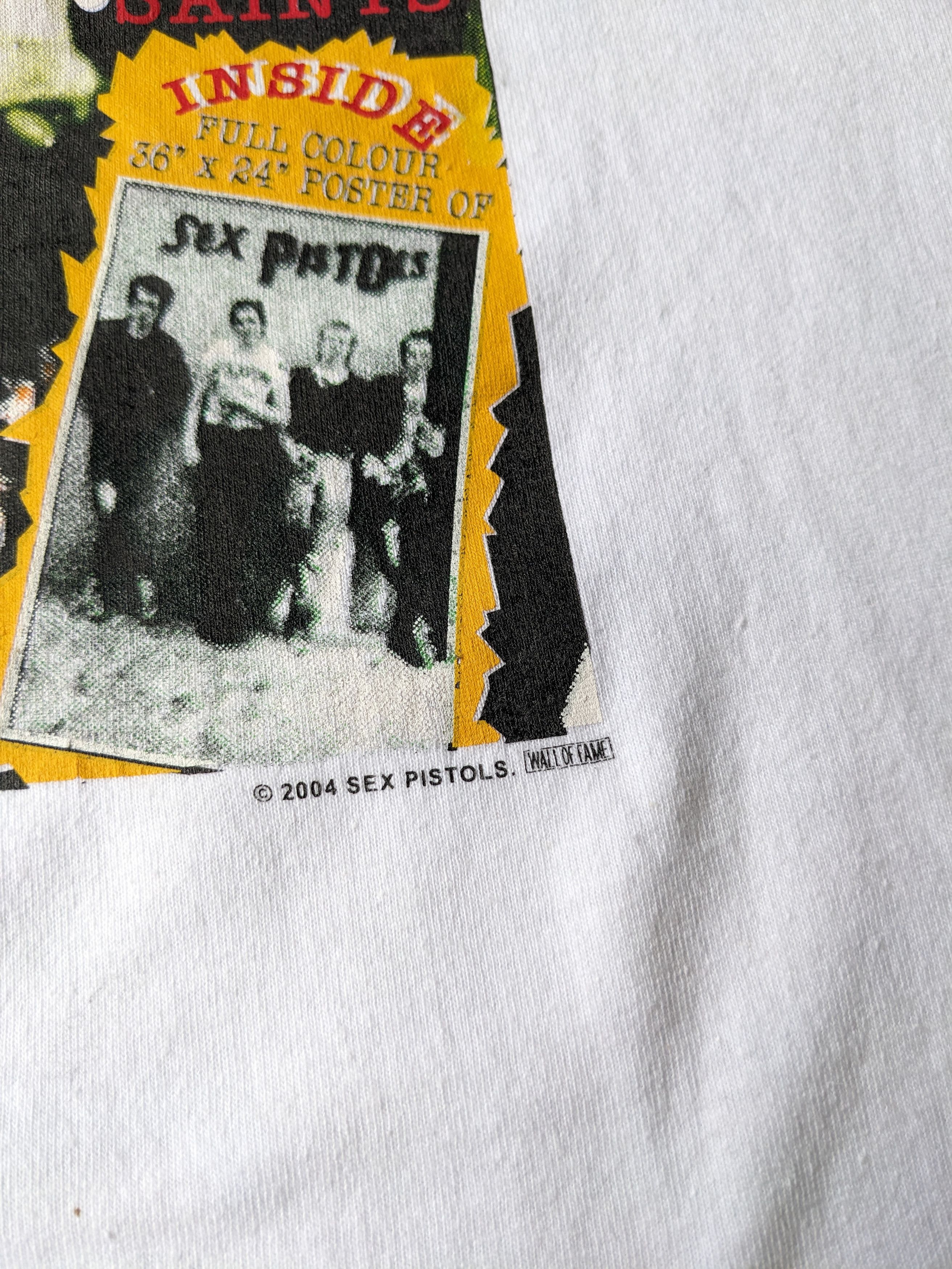 Band Tees Vintage 2004 Sex Pistols Johnny Rottene punk shirt Size US XL / EU 56 / 4 - 3 Thumbnail