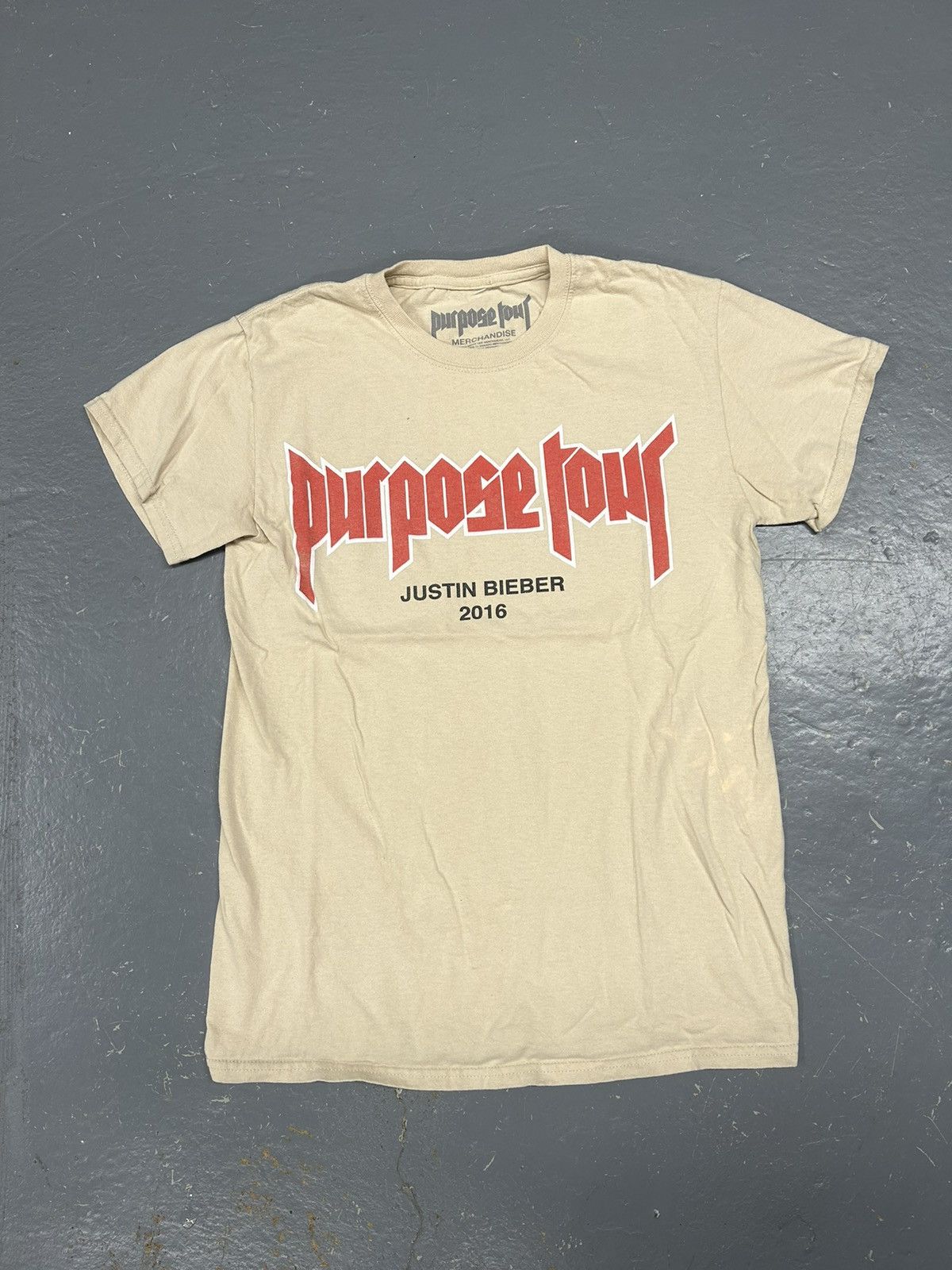 Band Tees × Justin Bieber × Vintage Crazy Y2K Essential Justin Bieber Purpose Tour Band T-Shirt Size US S / EU 44-46 / 1 - 1 Thumbnail