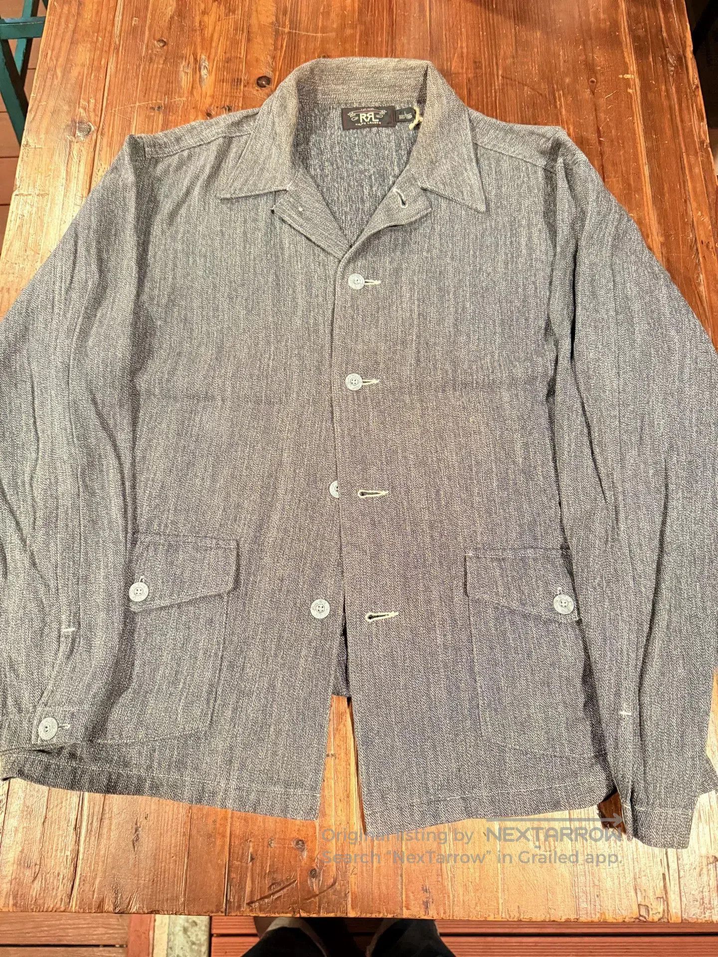 RRL Ralph Lauren RRL Ralph Lauren Gray Workwear Jacket. Size US L / EU 52-54 / 3 - 1 Thumbnail