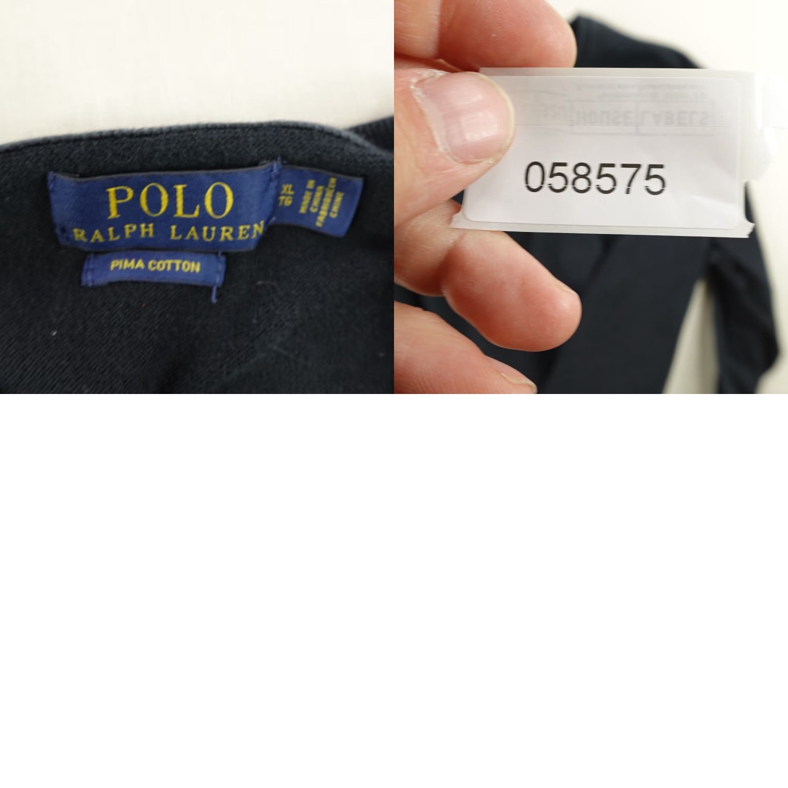 Polo Ralph Lauren Polo Ralph Lauren Sweater Mens XL Black Pima Cotton Pony Logo Pullover V Neck Size US XL / EU 56 / 4 - 8 Thumbnail
