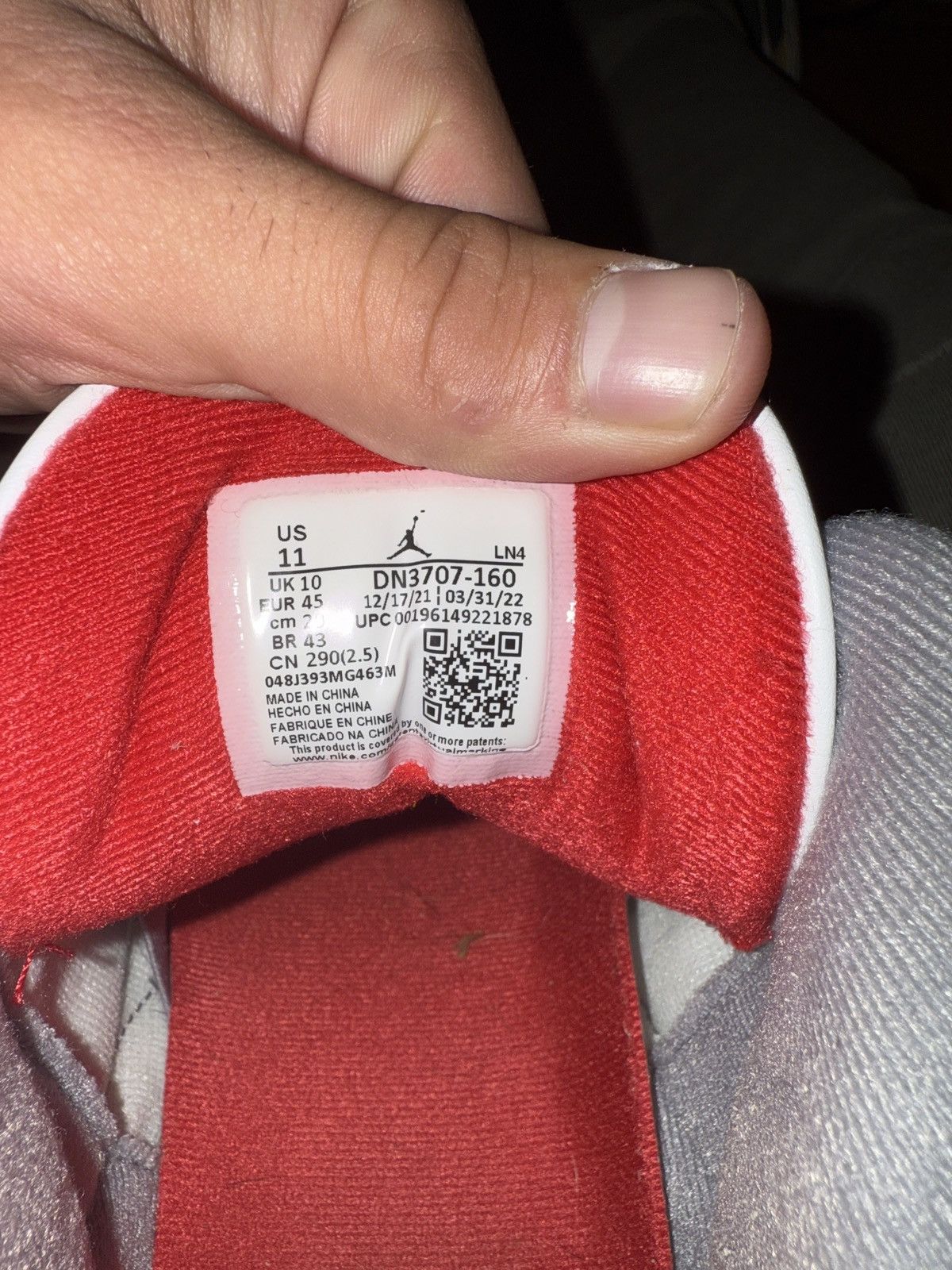 Jordan Brand Jordan 3 Fire Red Size US 11 / EU 44 - 6 Thumbnail