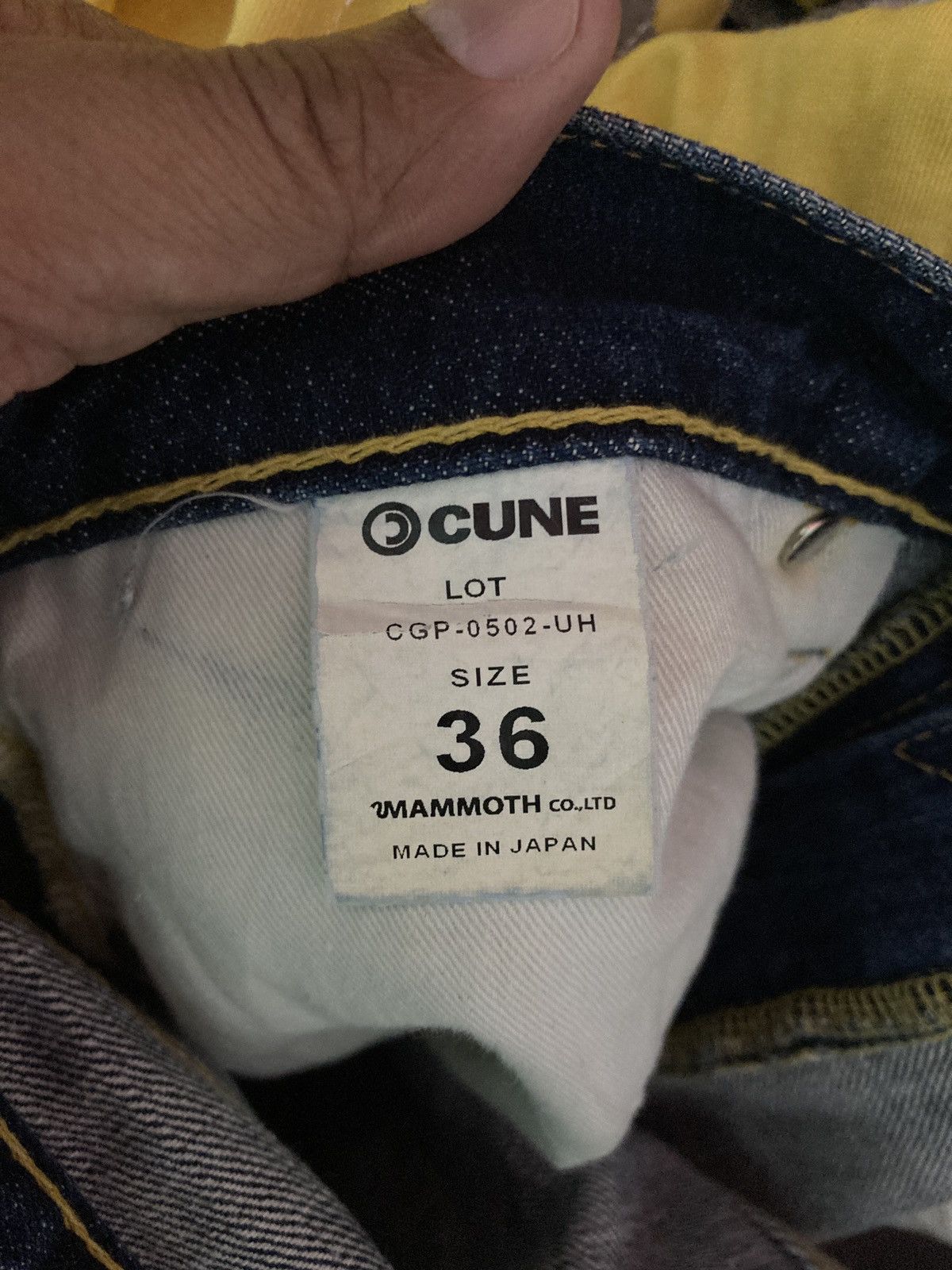 Designer × Japanese Brand × Self Edge Cune jeans japanese jean Size US 36 / EU 52 - 15 Thumbnail