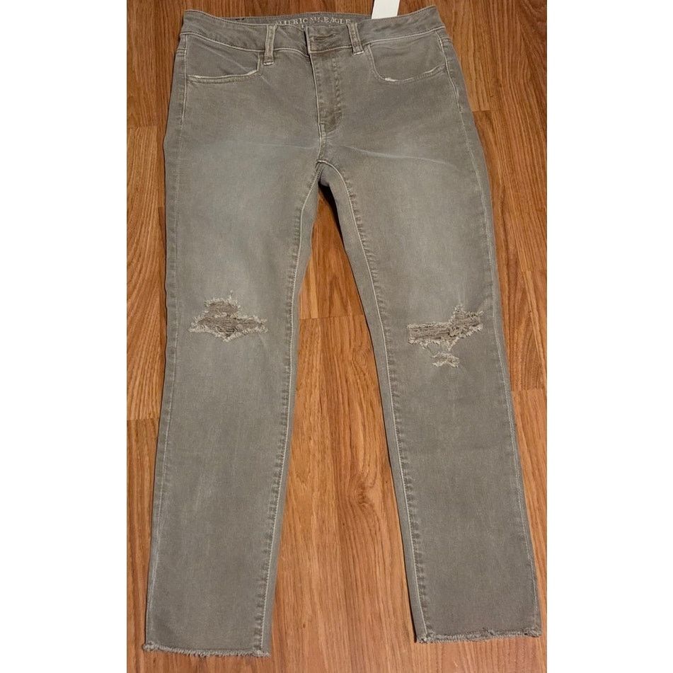 American Eagle Outfitters American Eagle Super Stretch Acid Wash Jeans - Size 6 Size 28" / US 6 / IT 42 - 2 Thumbnail
