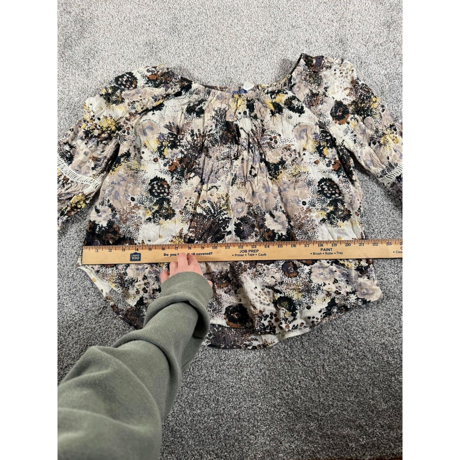 Other Laura Scott Top Womens Small Boho Cottagecore Floral Chic Size S / US 4 / IT 40 - 10 Thumbnail