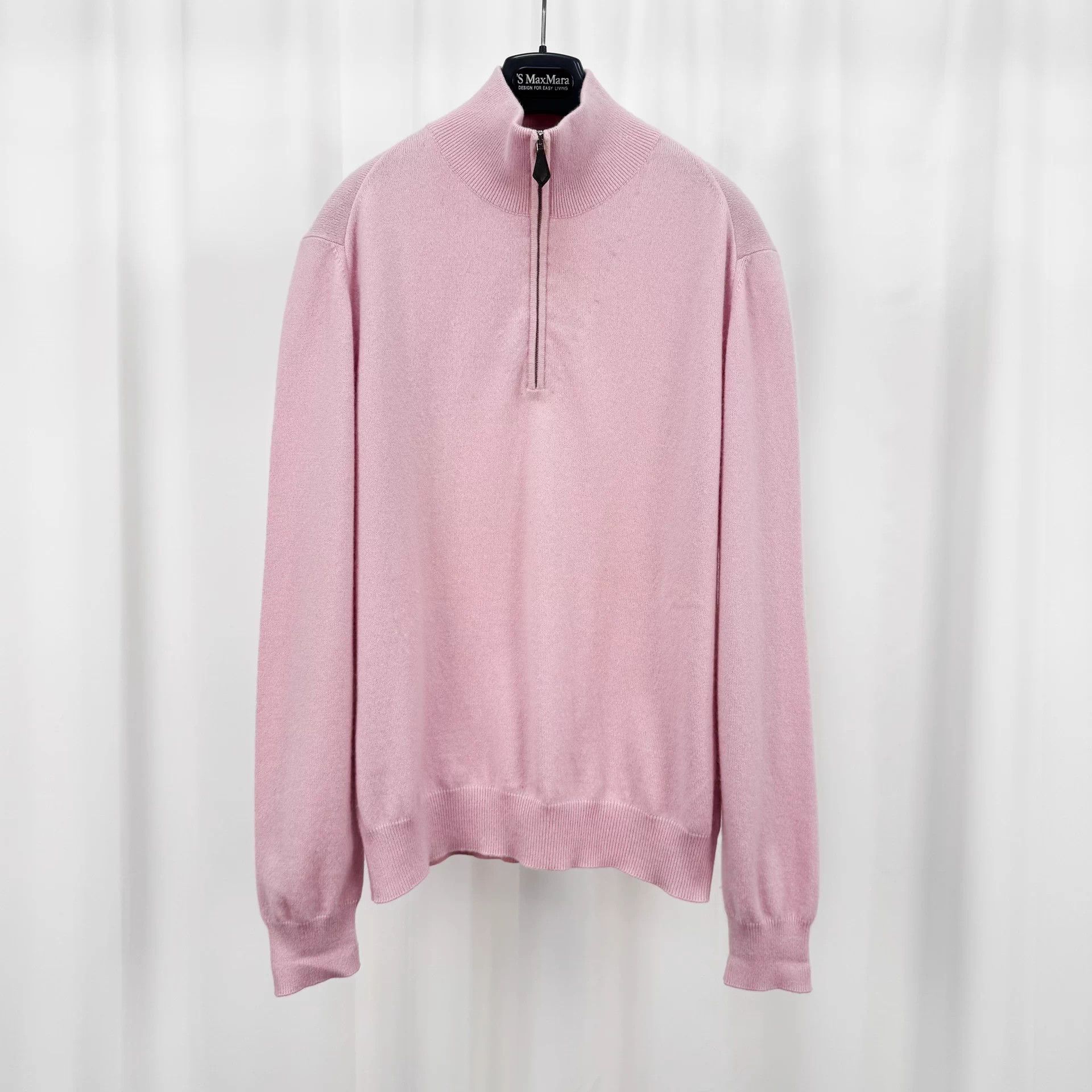Hermes Hermes half zip cashmere knit sweater M 95 New Size M / US 6-8 / IT 42-44 - 1 Thumbnail