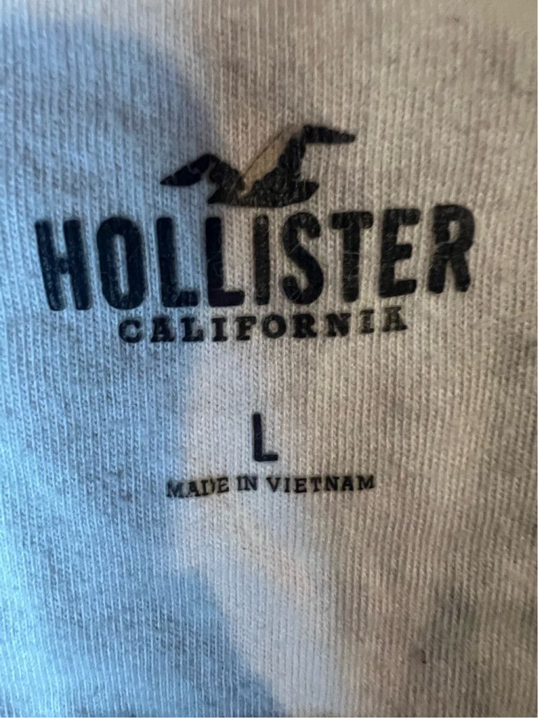 Hollister Men's Hollister T-shirt Size L Gray Tiger Graphic Tee Size US L / EU 52-54 / 3 - 3 Thumbnail