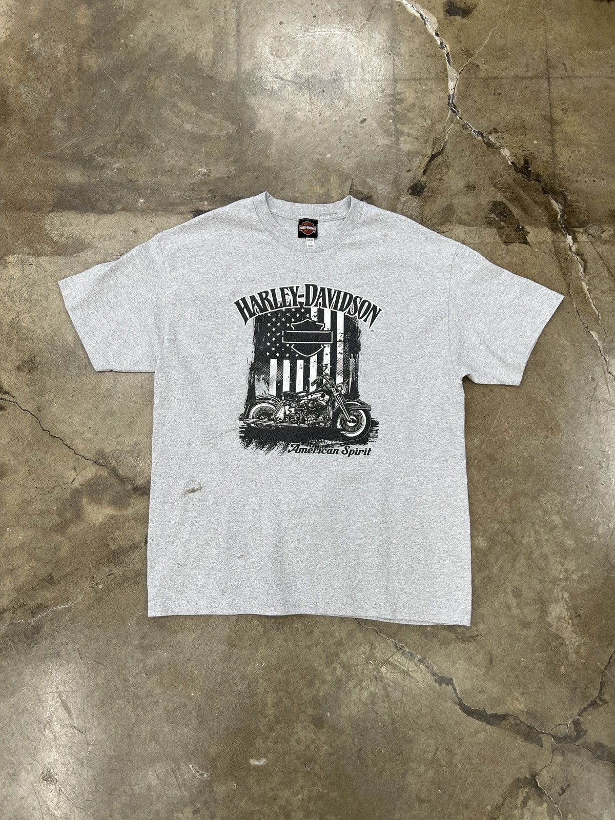 Harley Davidson × Vintage Vintage Harley Davidson American Spirit Lake Geneva Tee XL Size US XL / EU 56 / 4 - 2 Thumbnail