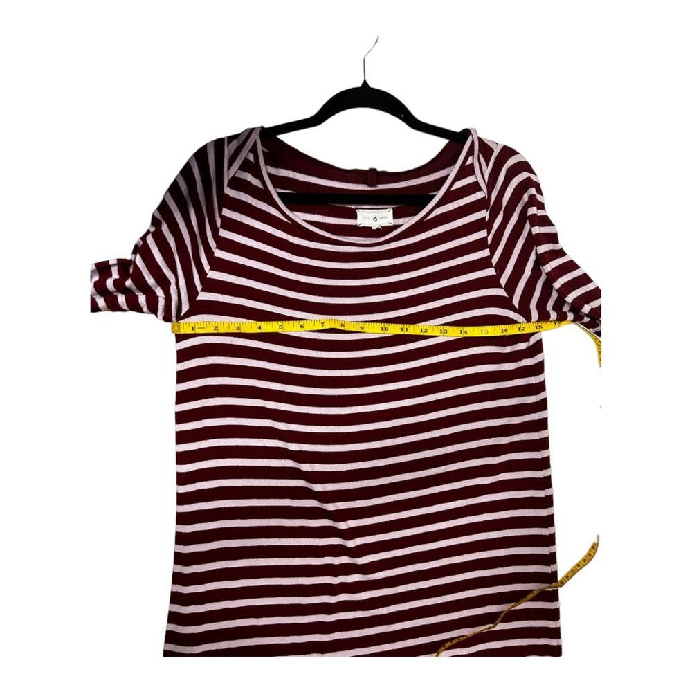 Designer Lou & Grey l Maroon & Pink Tee Dress Medium Size M / US 6-8 / IT 42-44 - 4 Thumbnail