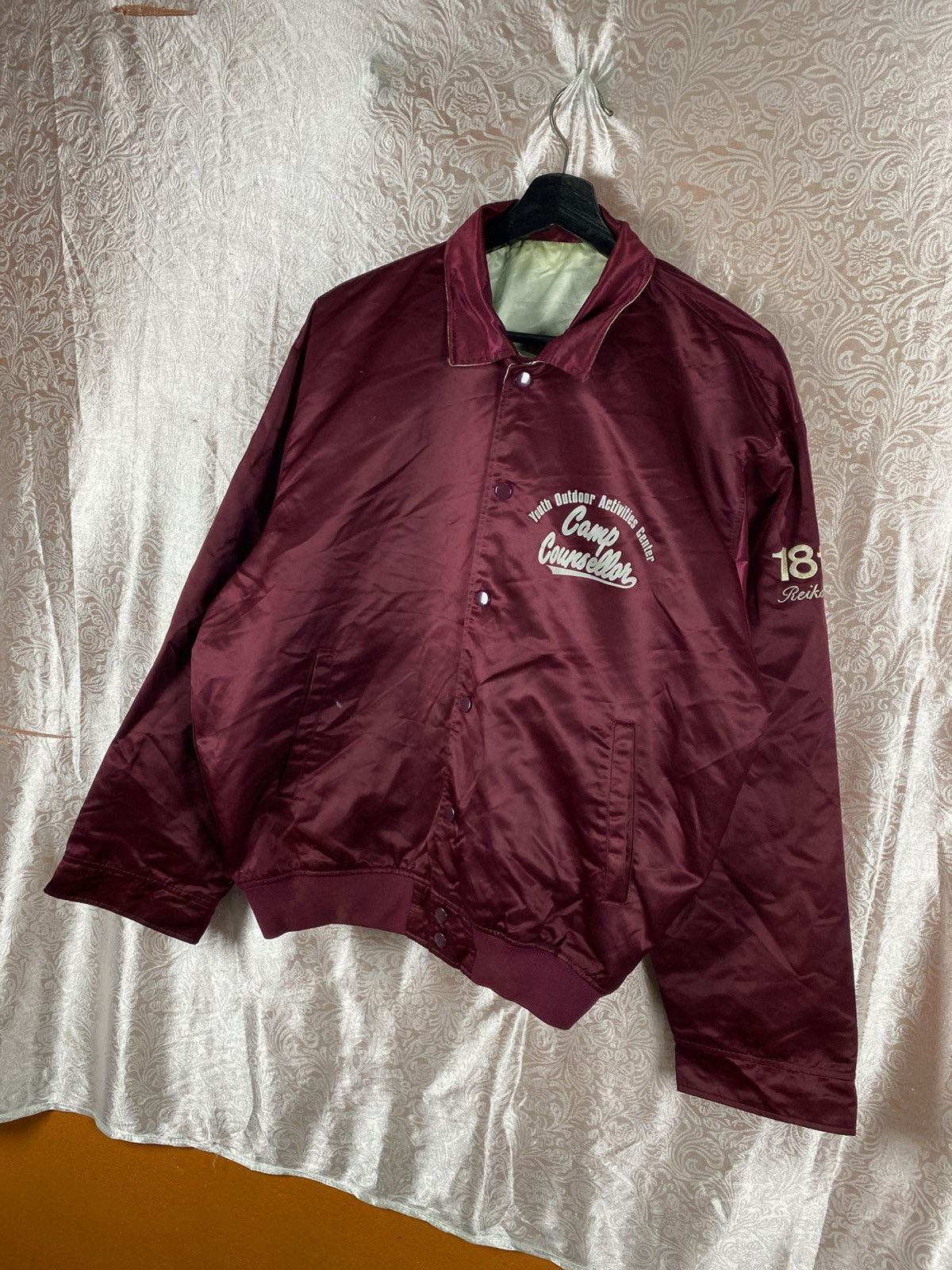 Vintage Vintage 90s VP Outerhouse Satin Coach Jacket Made in USA Size US L / EU 52-54 / 3 - 4 Thumbnail