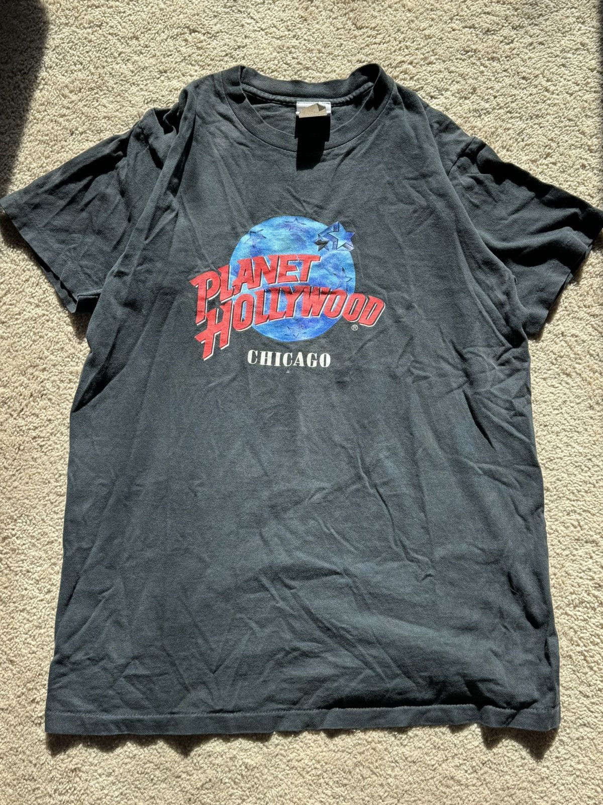 Planet Hollywood × Vintage Vintage Planet Hollywood Chicago Tee Black Medium Size US M / EU 48-50 / 2 - 1 Thumbnail